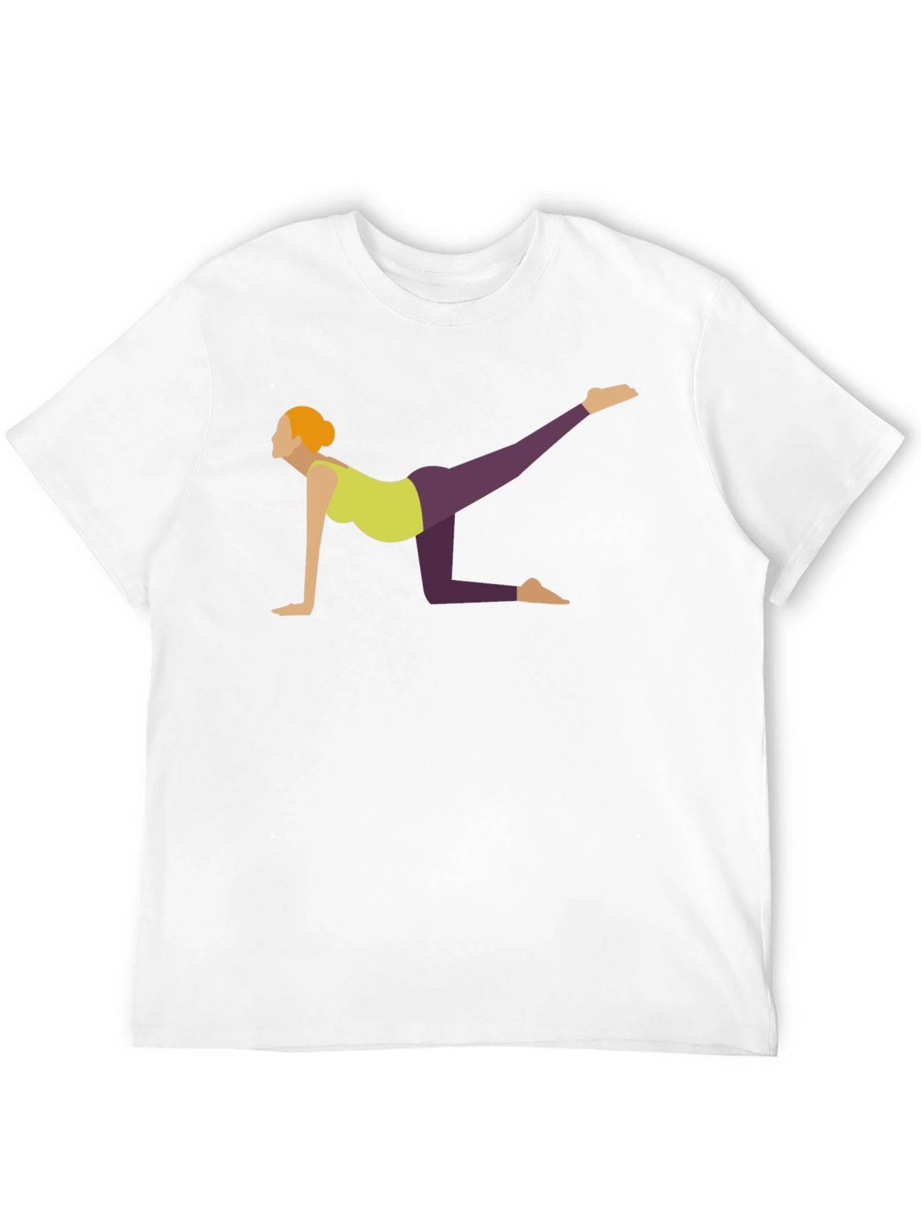 Yoga Pose Graphic Tee - Black