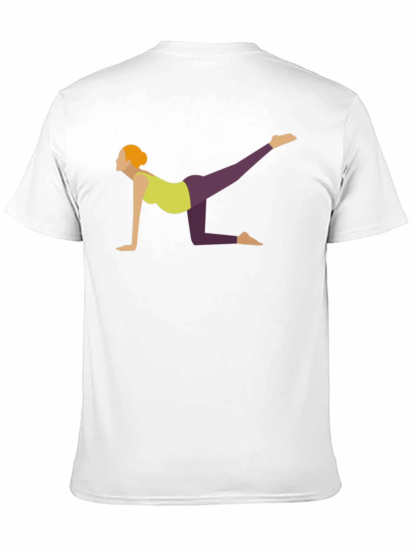 Yoga Pose Graphic Tee - Black