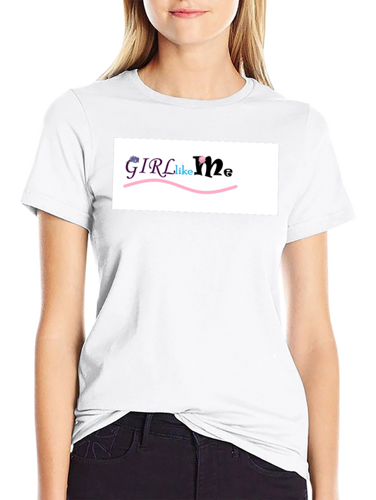 Girl Like Me Graphic Print Black T-Shirt