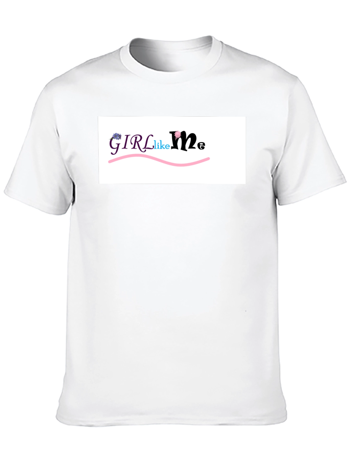Girl Like Me Graphic Print Black T-Shirt