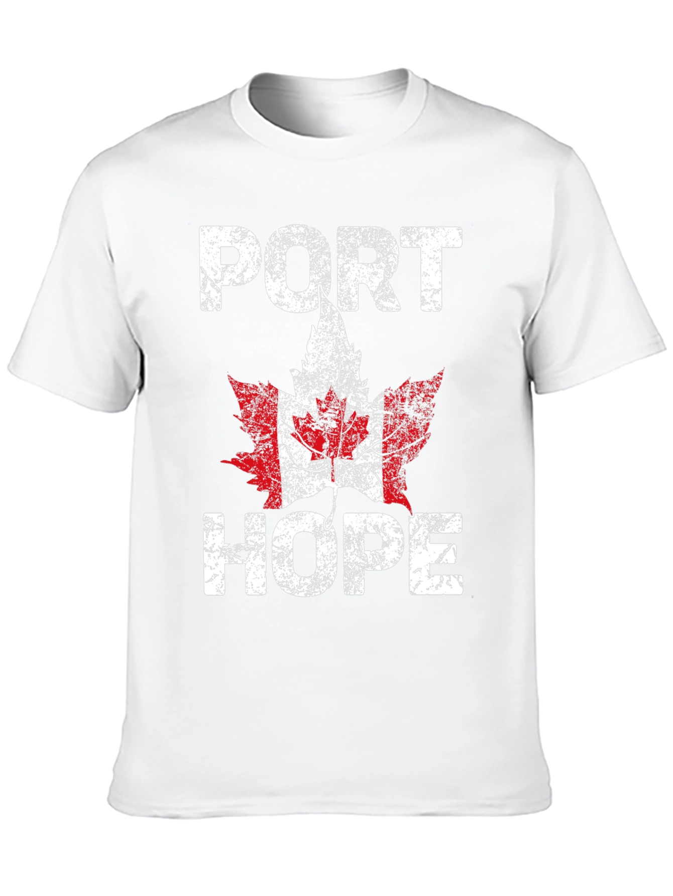 Port Hope Canada Flag Maple Leaf T-Shirt