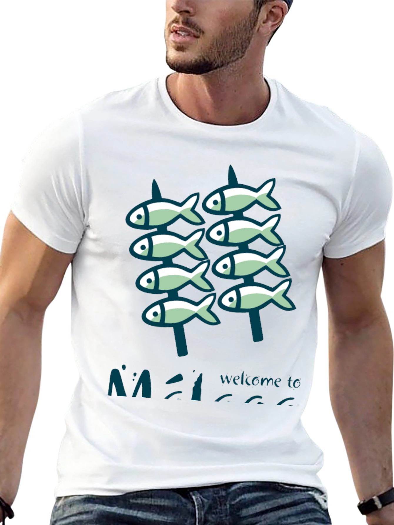 Fish Graphic T-Shirt - Unique Design