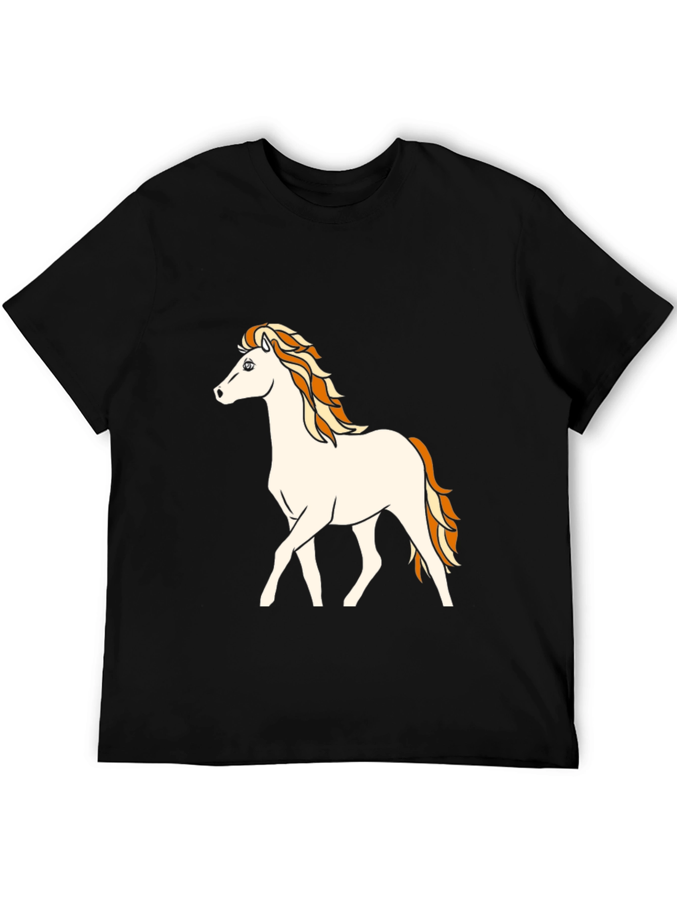 Horse Graphic Tee - Unisex Cotton Blend