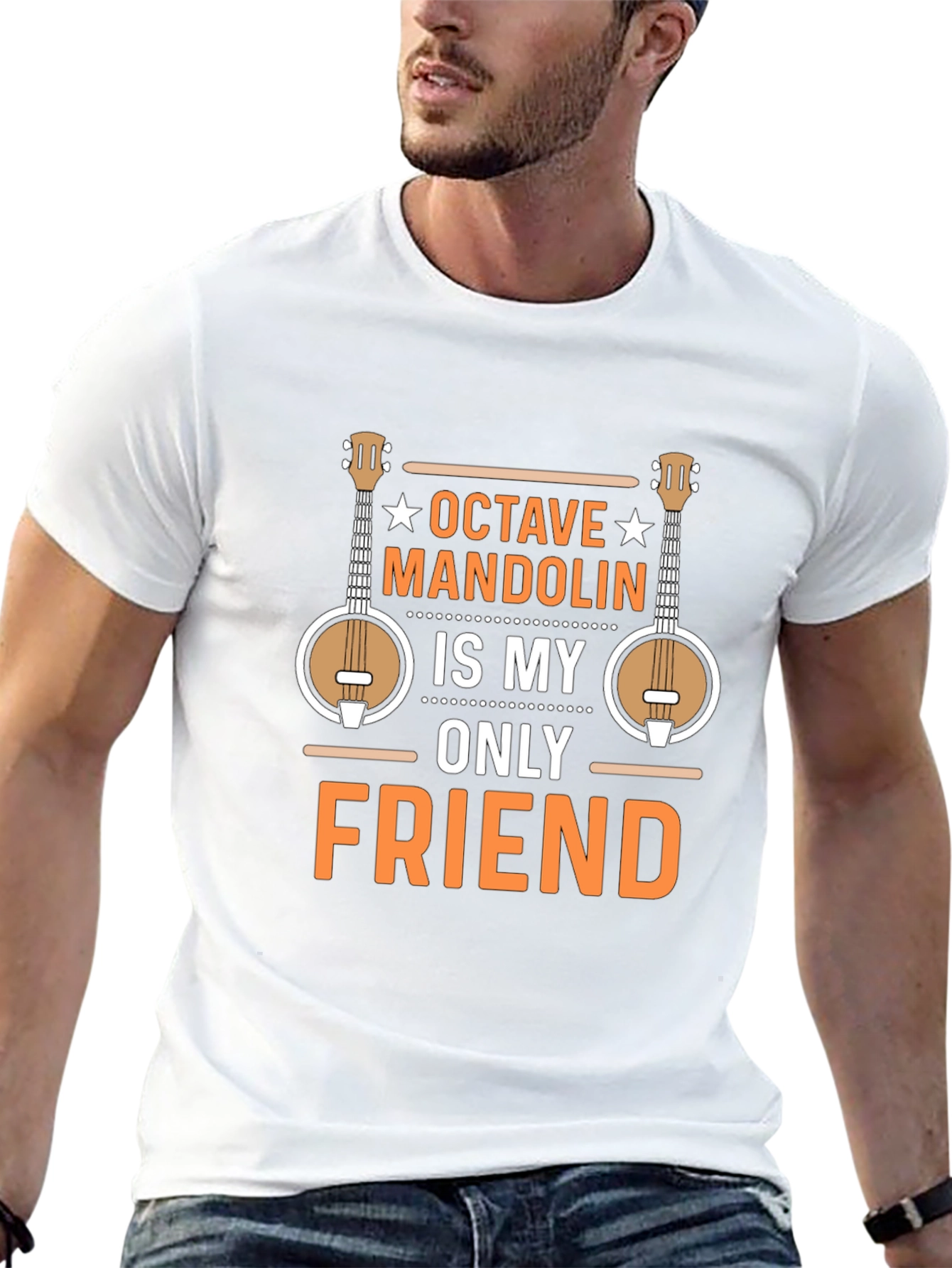 Octave Mandolin Friend T-Shirt - Music Lover Tee