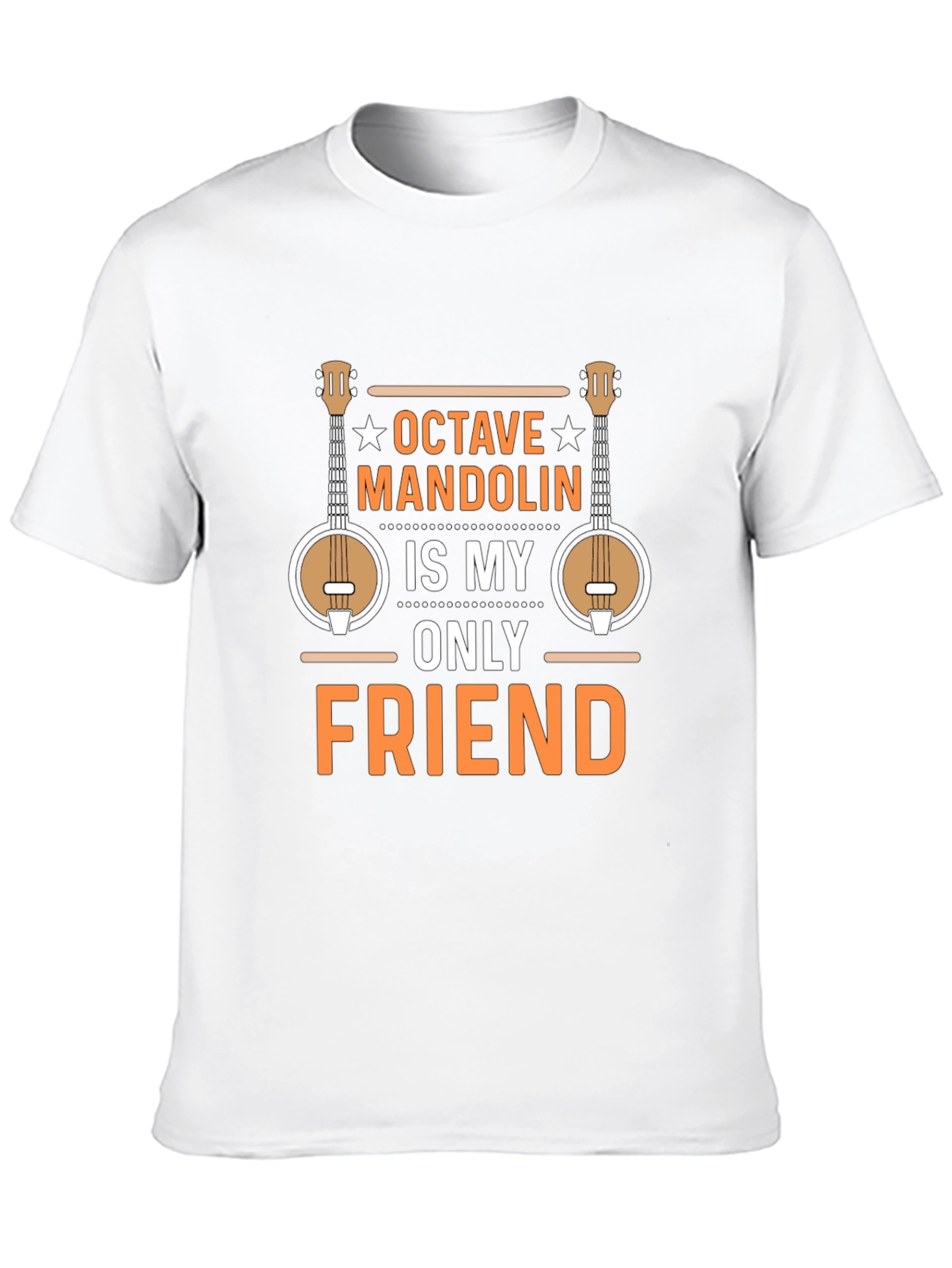 Octave Mandolin Friend T-Shirt - Music Lover Tee