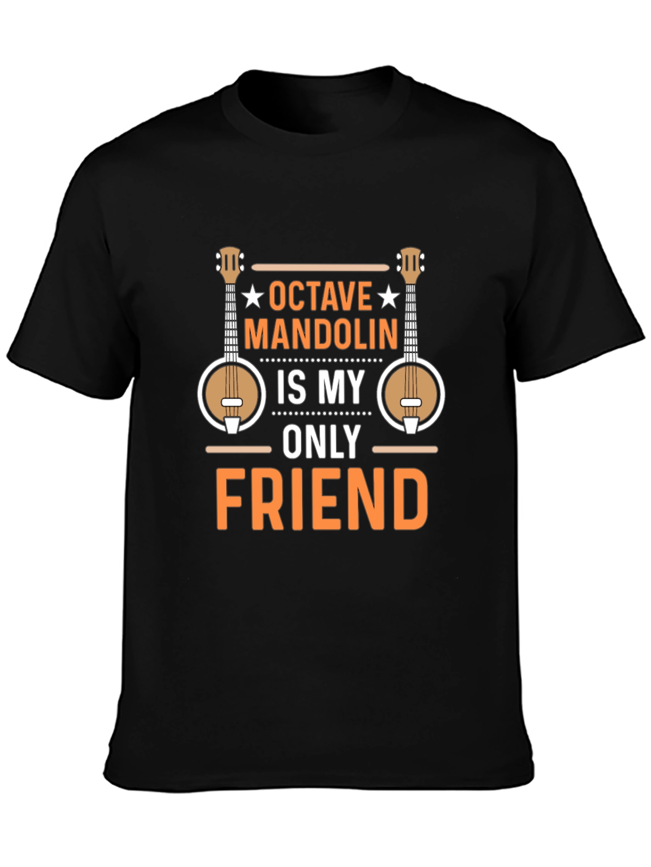 Octave Mandolin Friend T-Shirt - Music Lover Tee