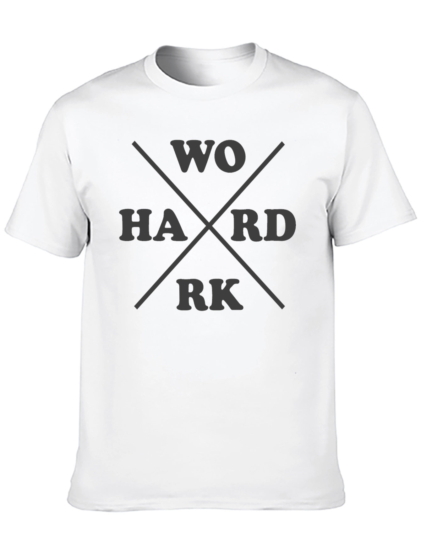 Work Hard Crew Neck T-Shirt