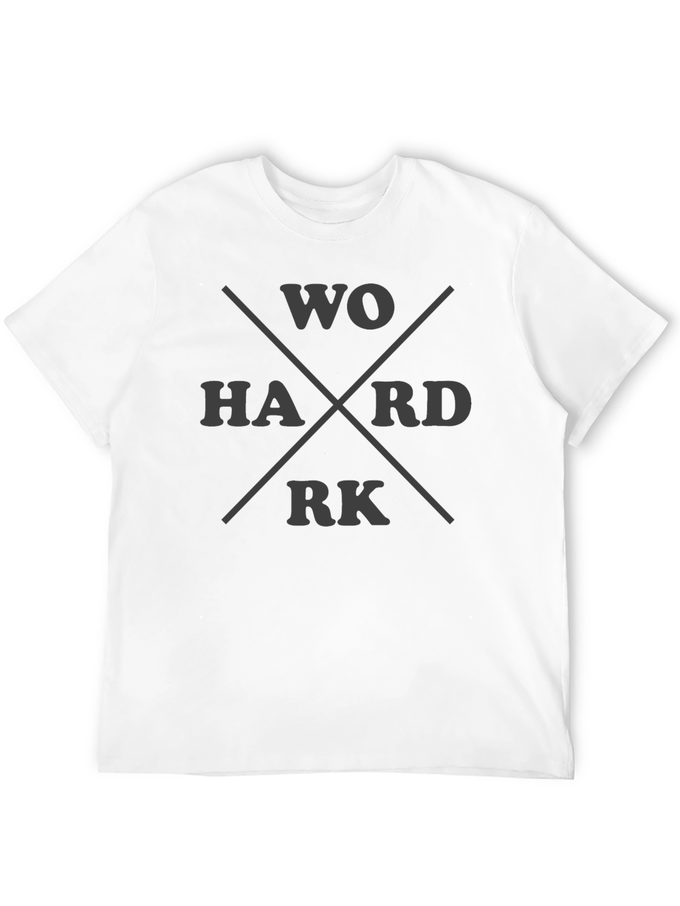 Work Hard Crew Neck T-Shirt