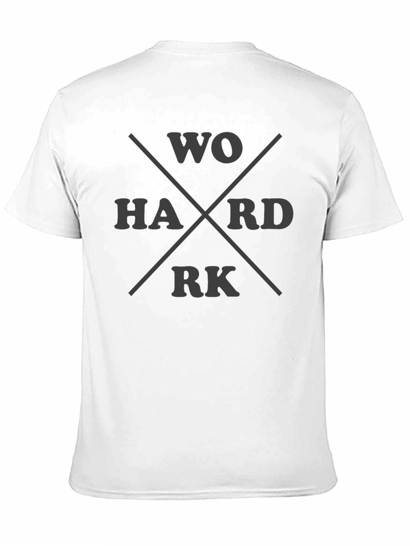Work Hard Crew Neck T-Shirt
