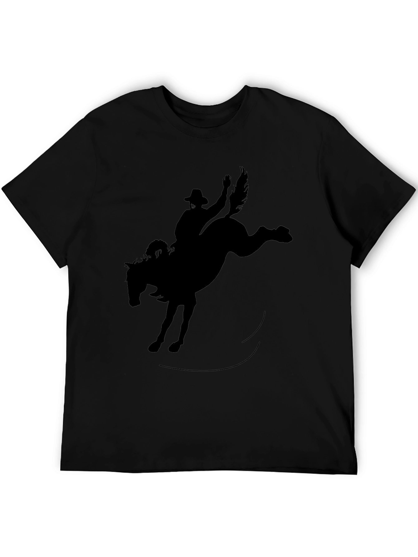 Black Rodeo Cowboy Graphic Tee
