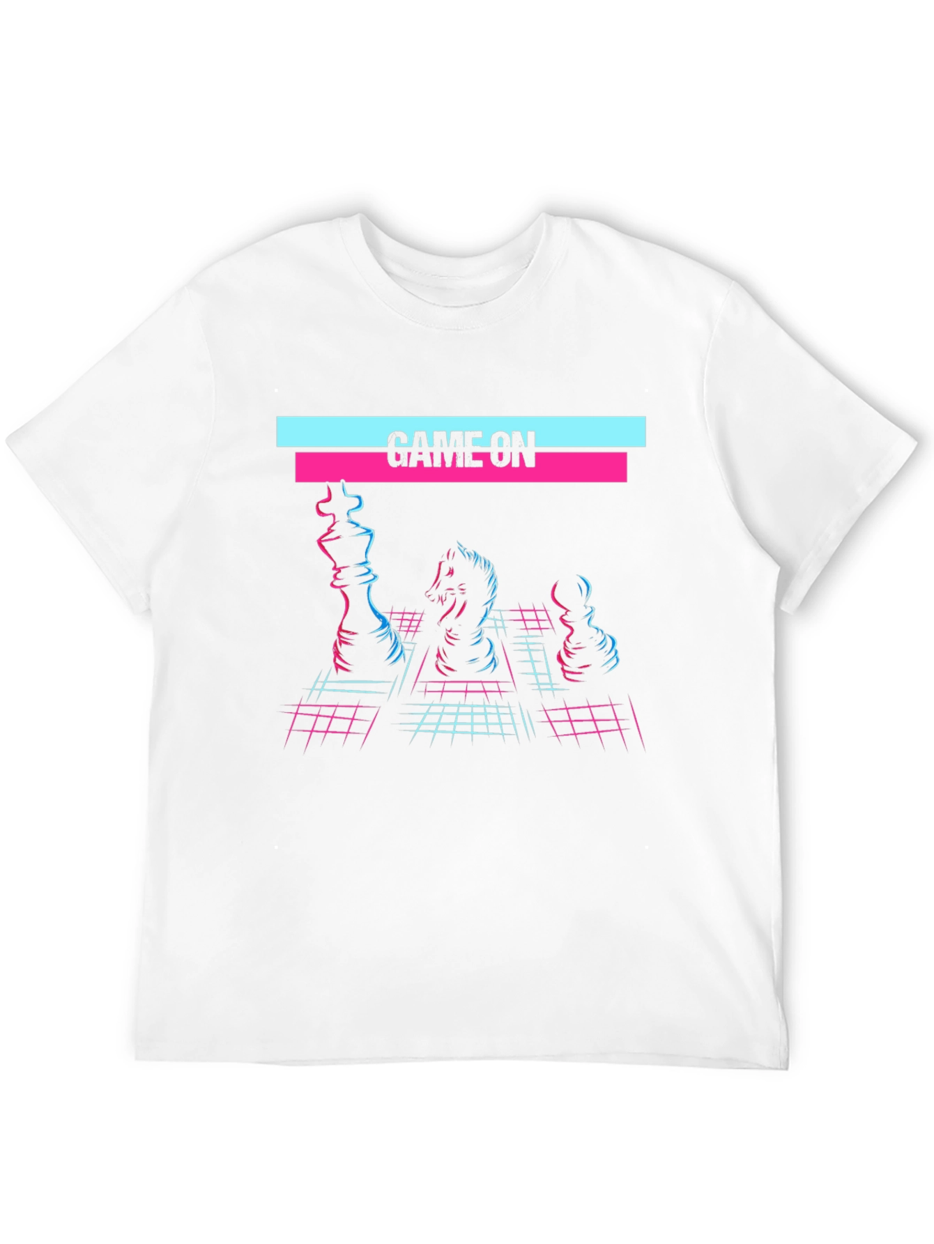 Game On Chess T-Shirt - Retro 80s Style