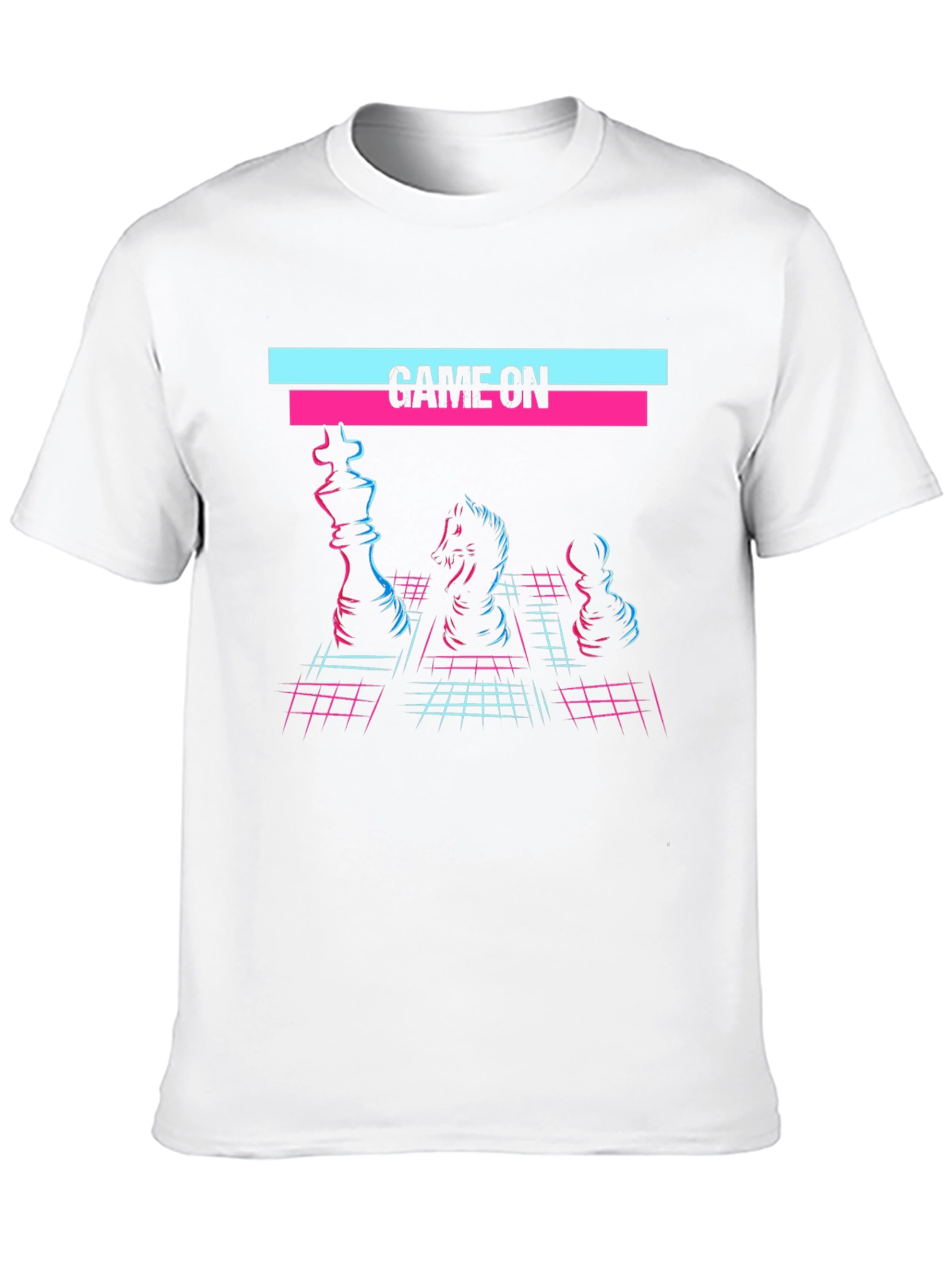Game On Chess T-Shirt - Retro 80s Style