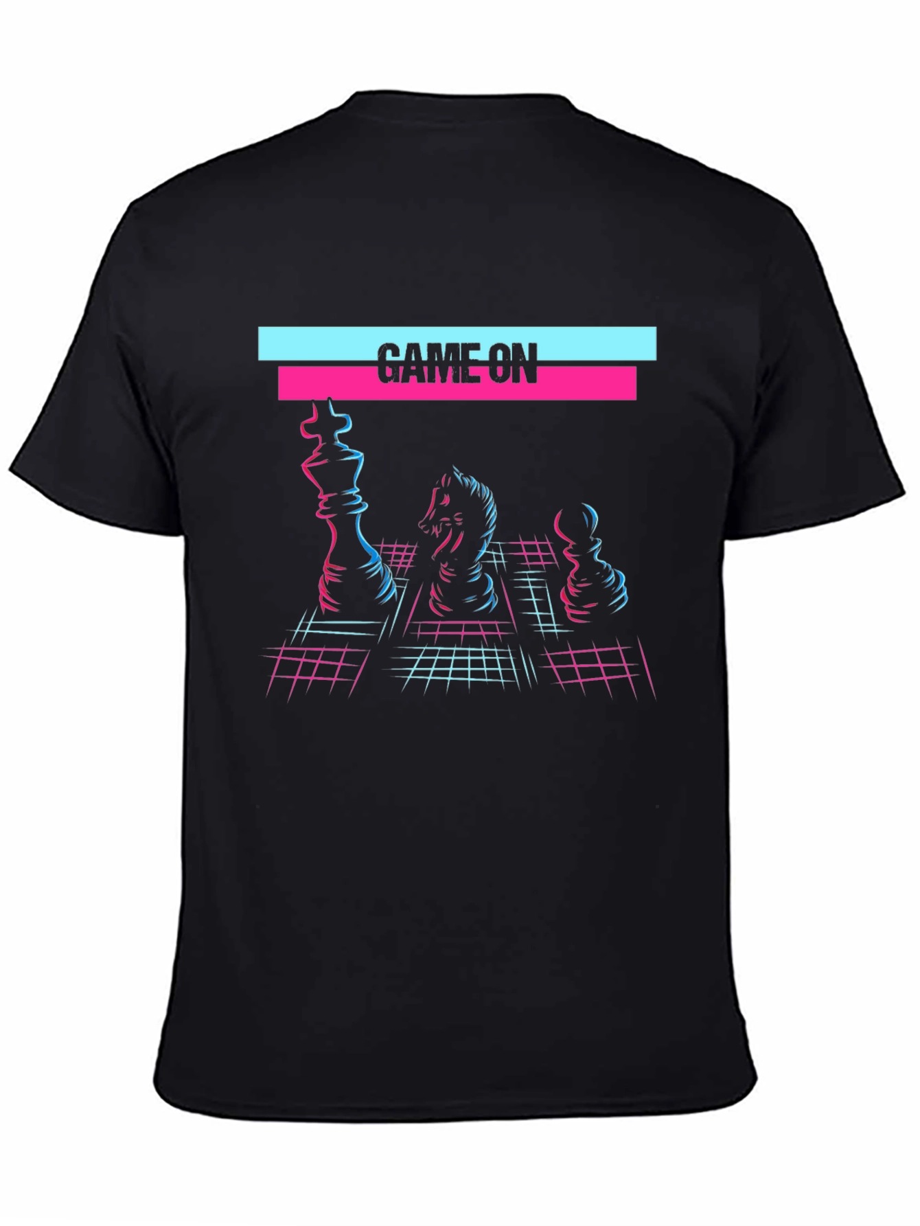 Game On Chess T-Shirt - Retro 80s Style