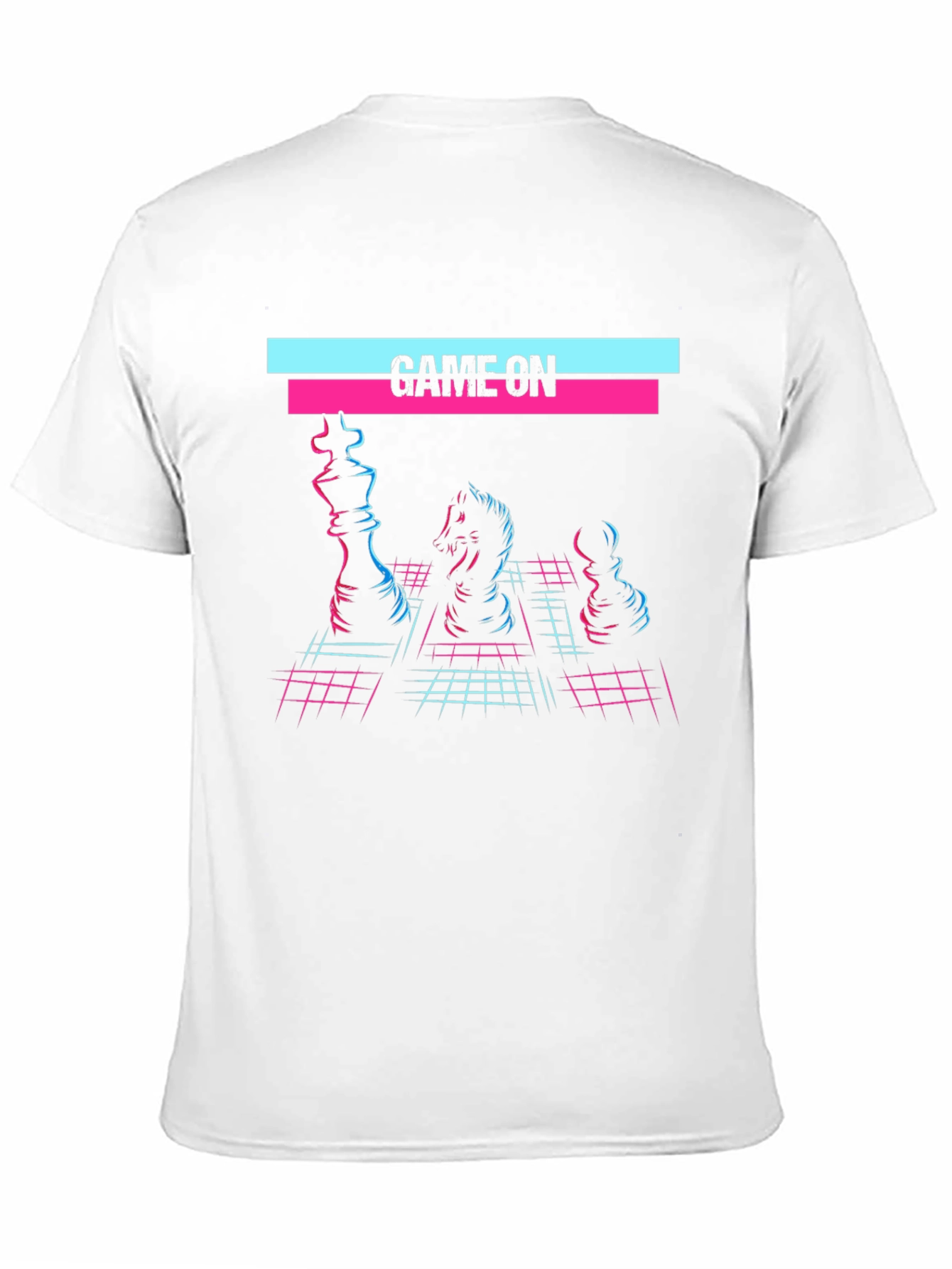 Game On Chess T-Shirt - Retro 80s Style