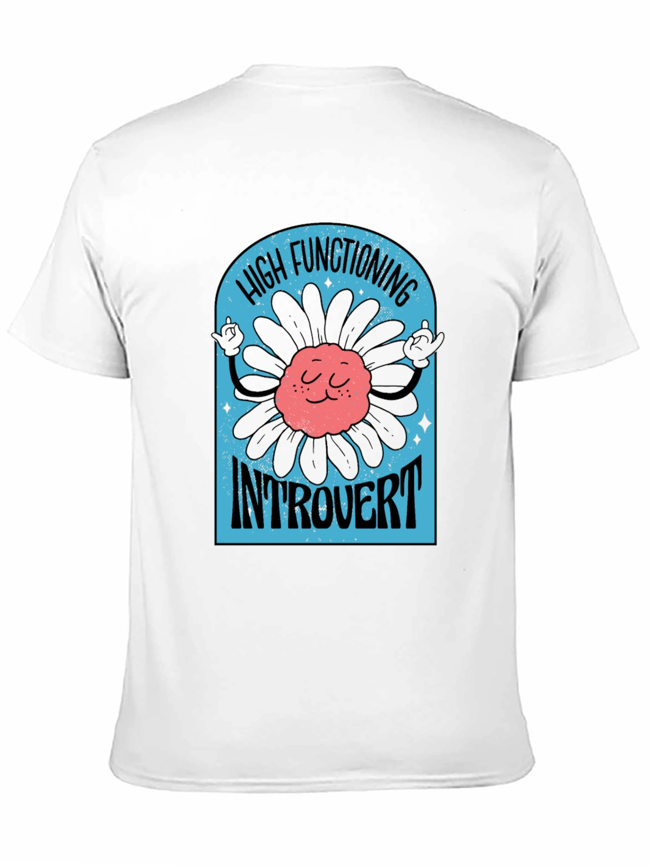 High Functioning Introvert Black T-Shirt