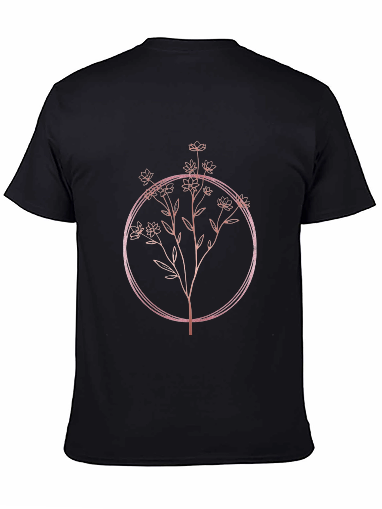 Floral Circle Graphic T-Shirt - Stylish & Trendy