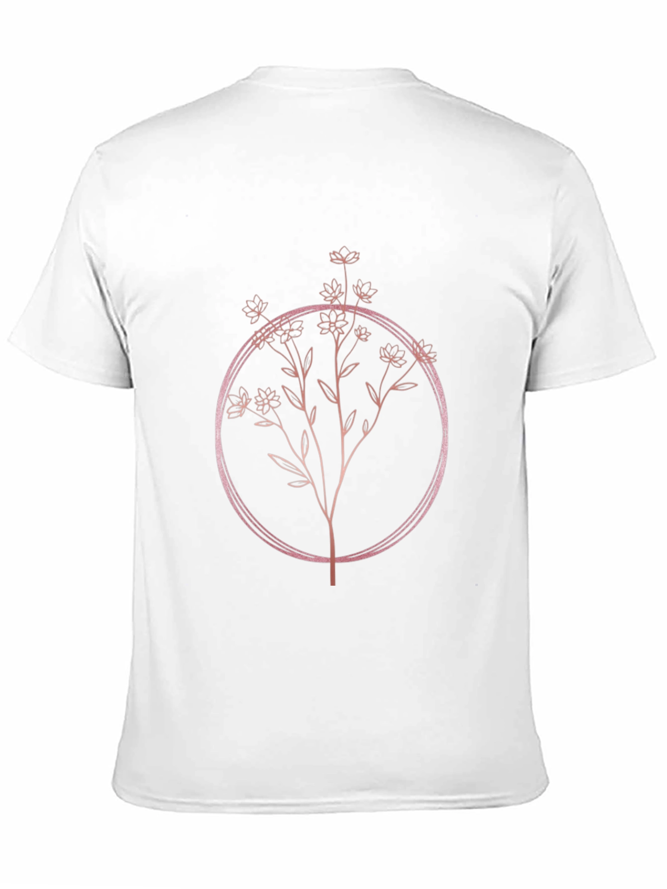 Floral Circle Graphic T-Shirt - Stylish & Trendy