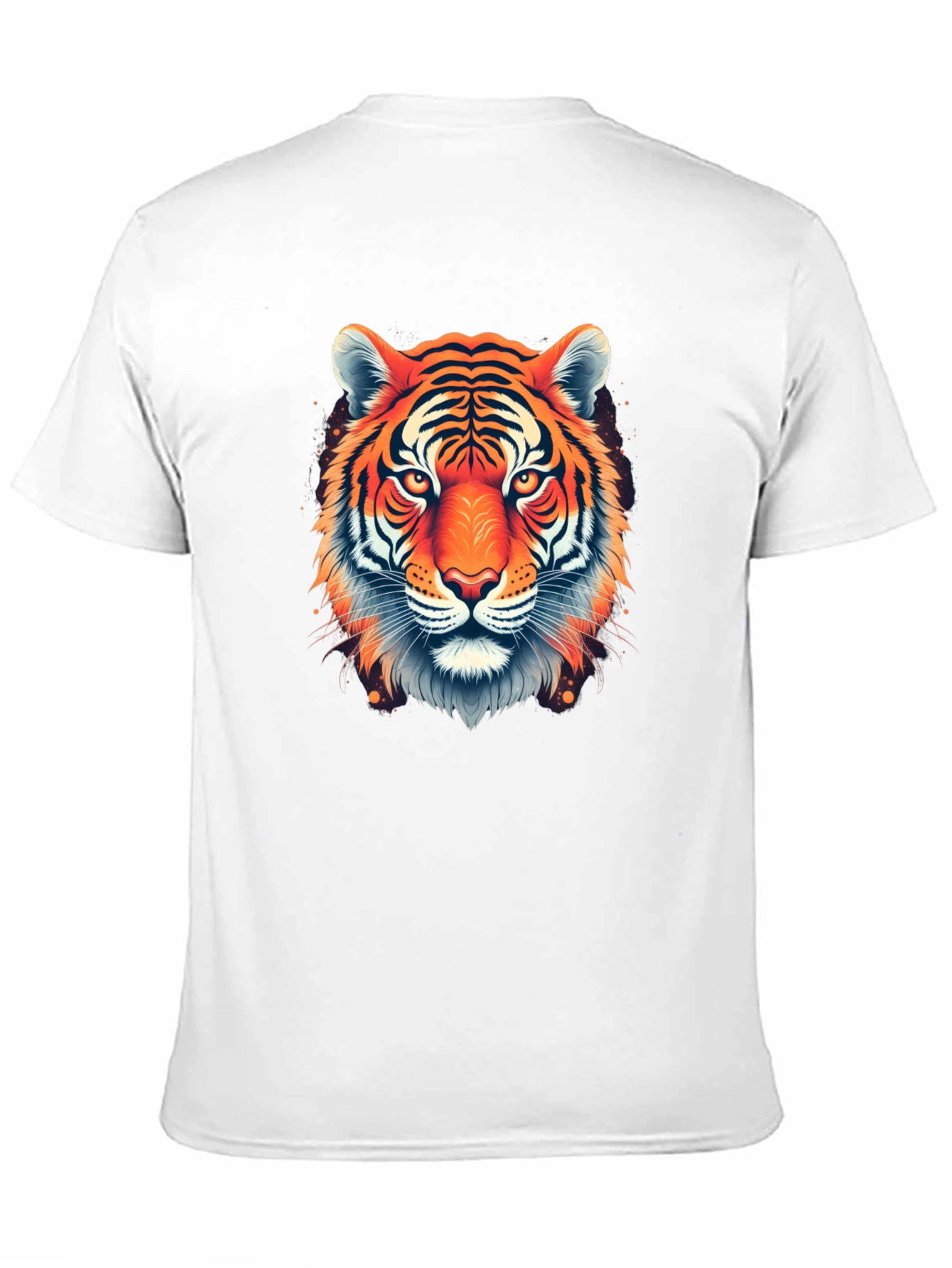 Bold Tiger Graphic Black T-Shirt