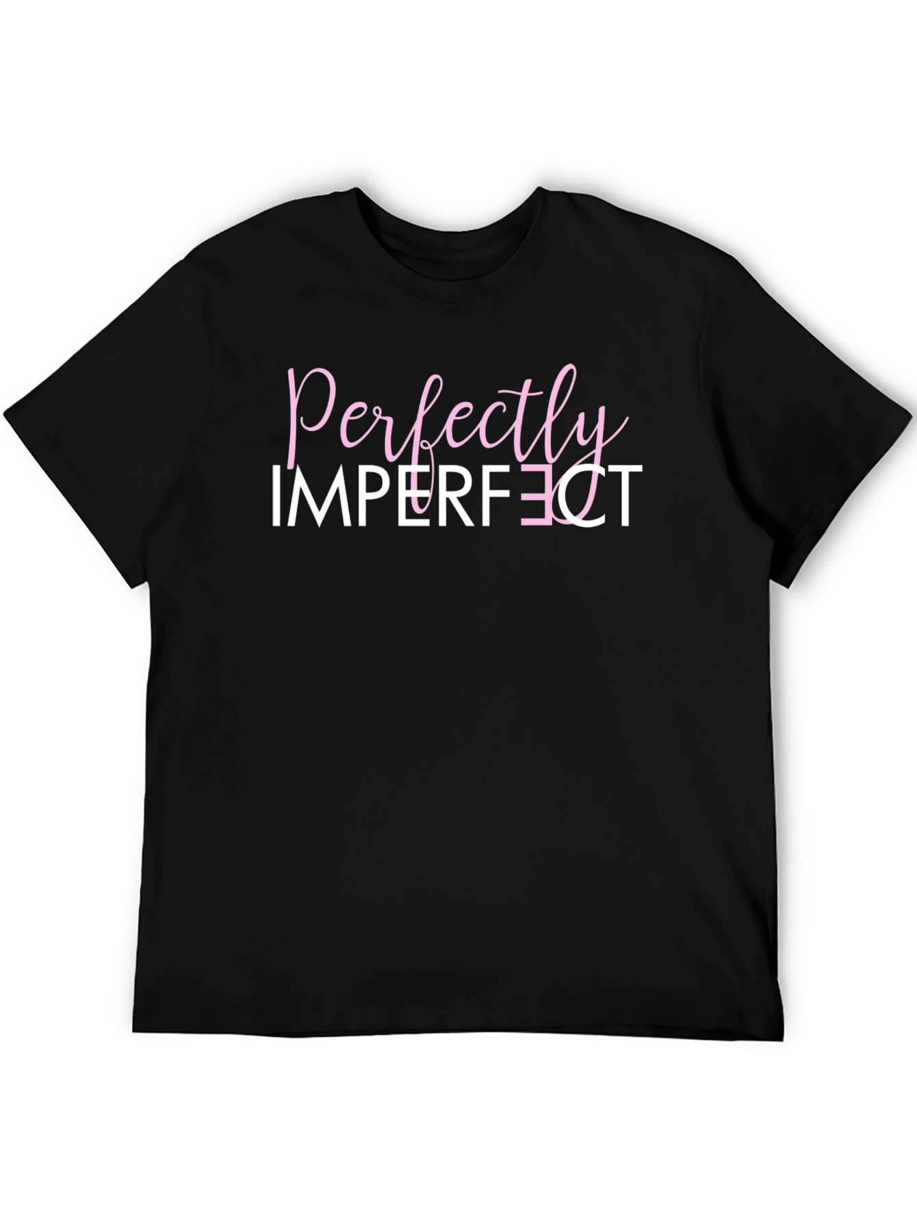 Perfectly Imperfect Black T-Shirt
