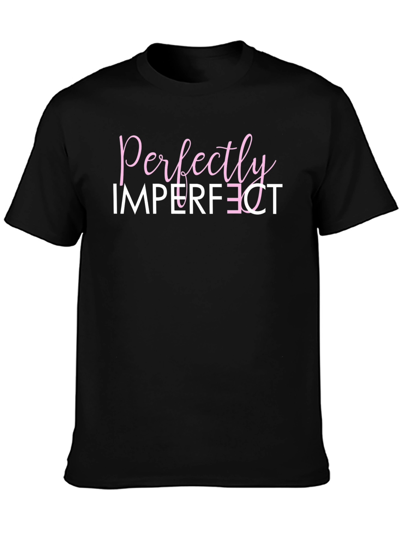Perfectly Imperfect Black T-Shirt