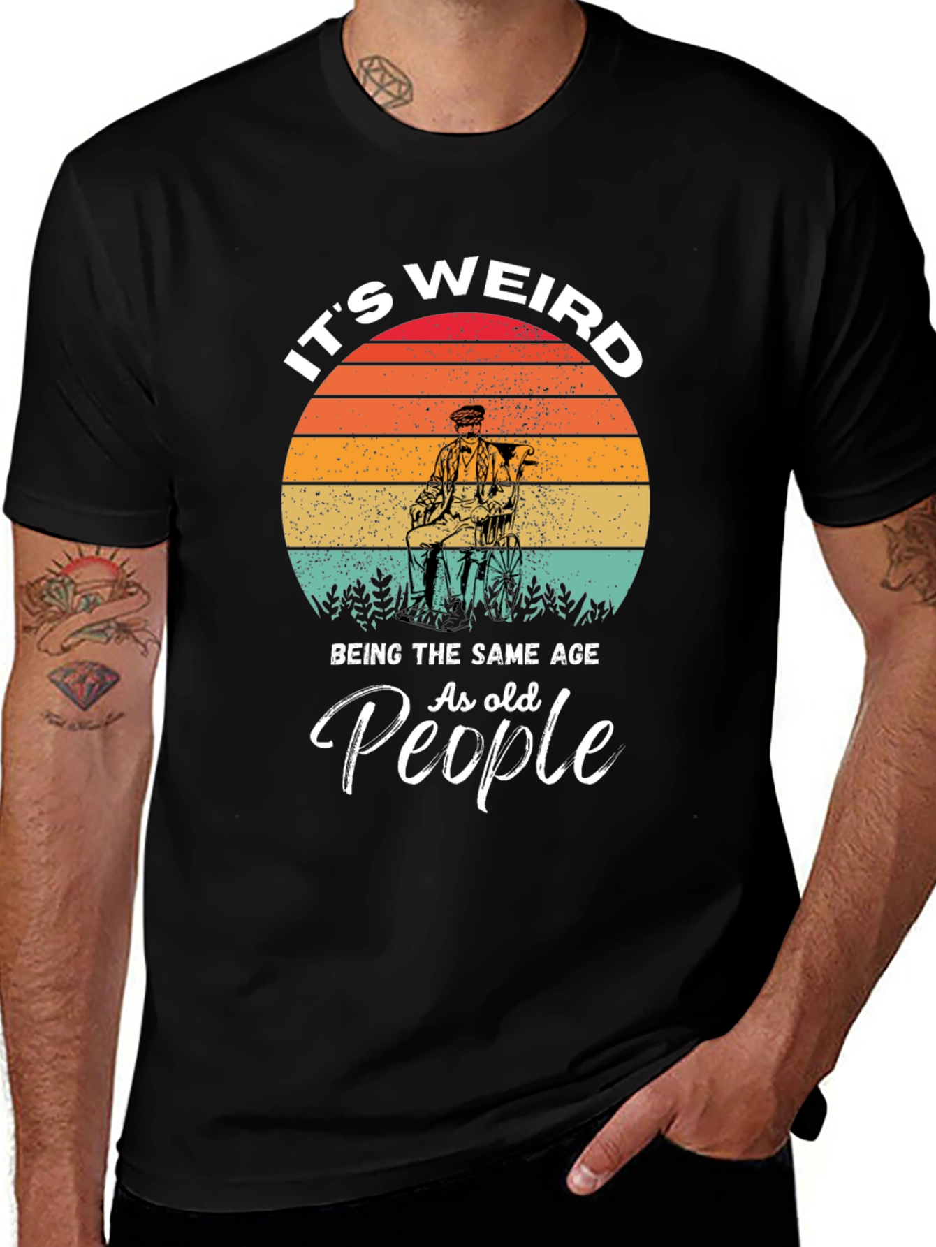 Its Weird T-Shirt - Funny Old People Tee