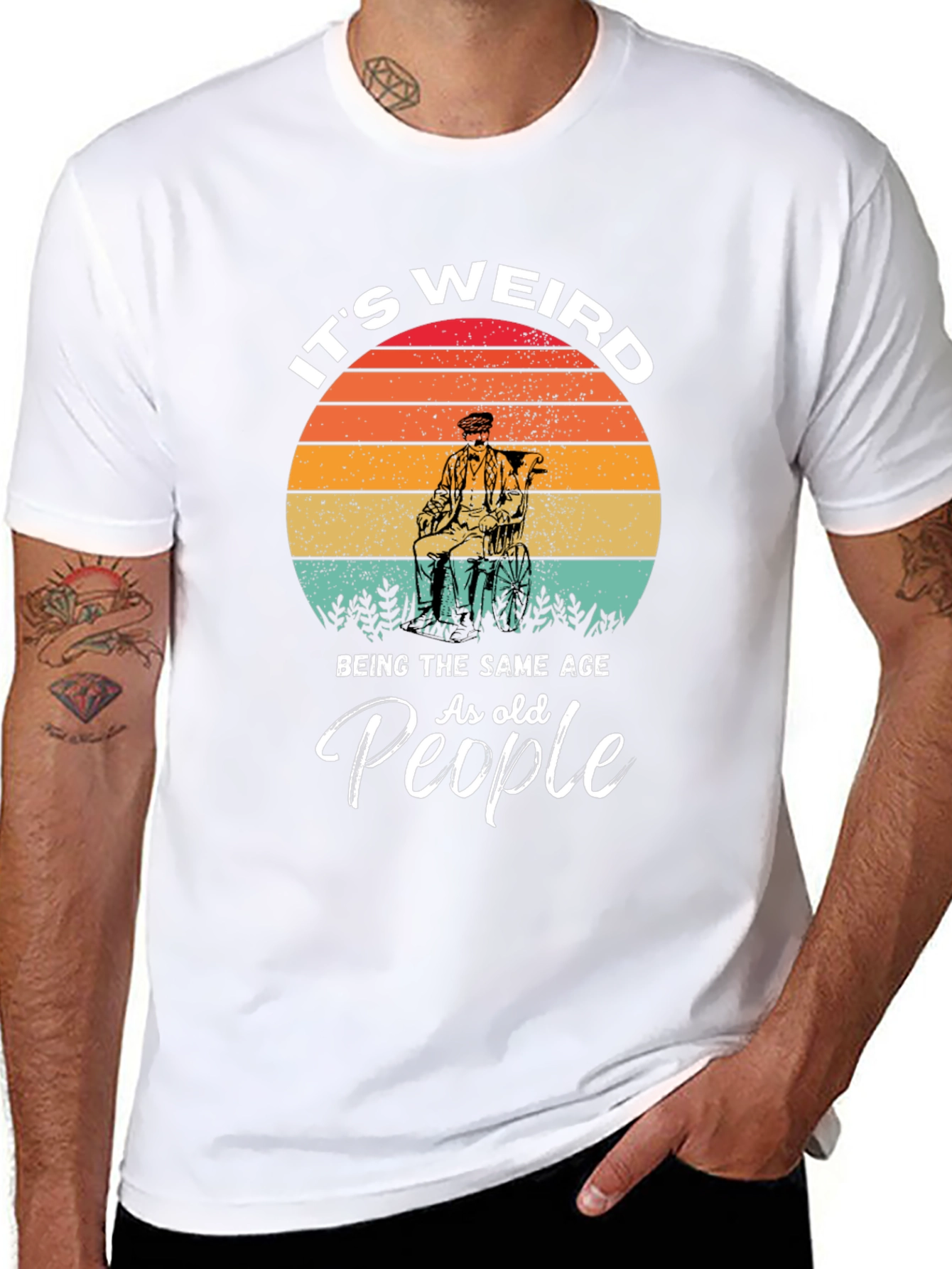 Its Weird T-Shirt - Funny Old People Tee