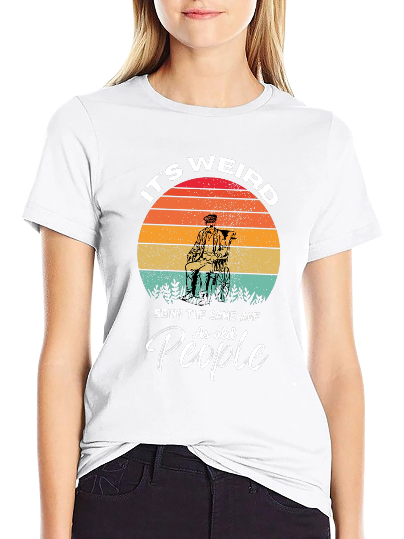 Its Weird T-Shirt - Funny Old People Tee