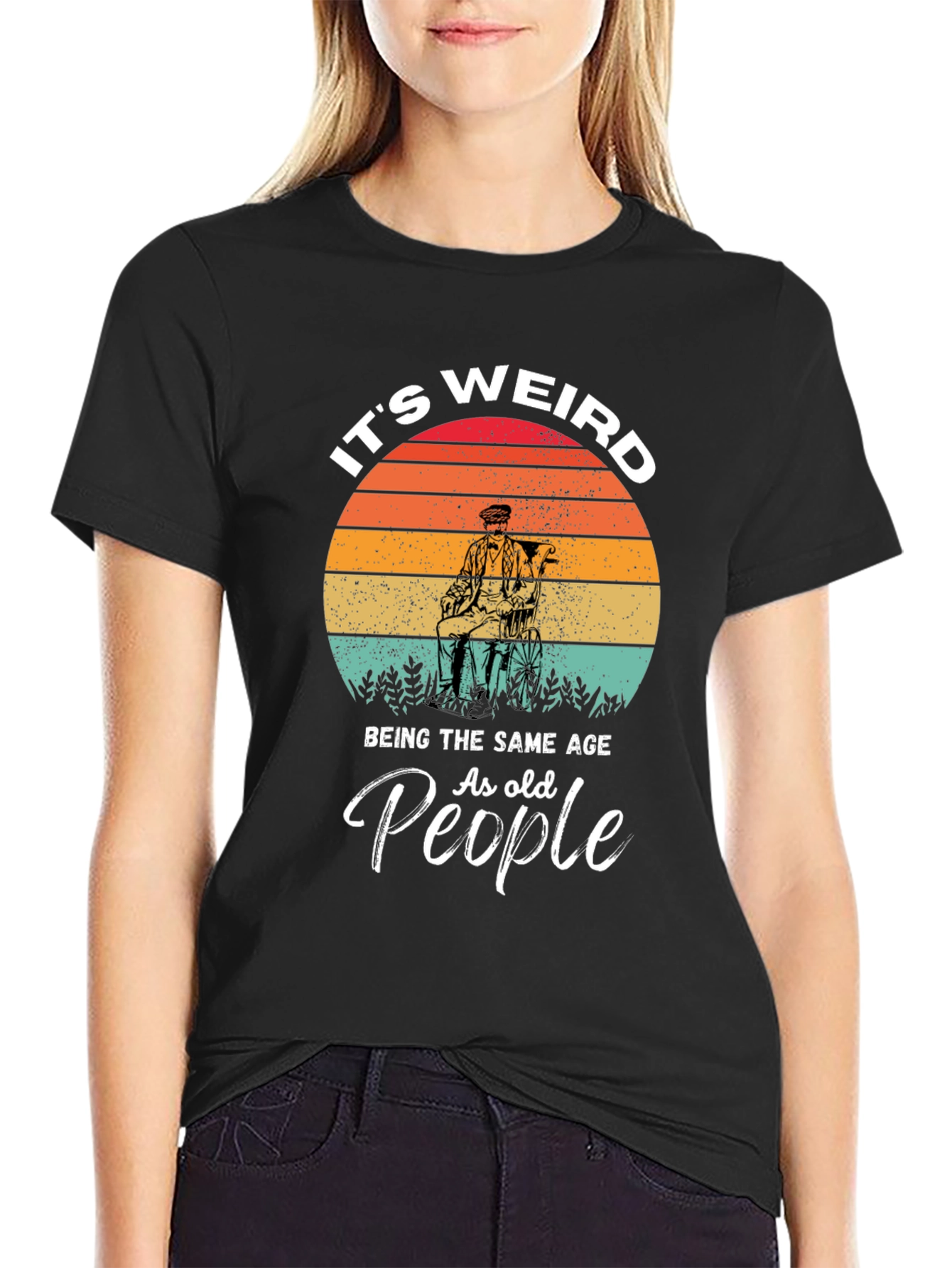 Its Weird T-Shirt - Funny Old People Tee