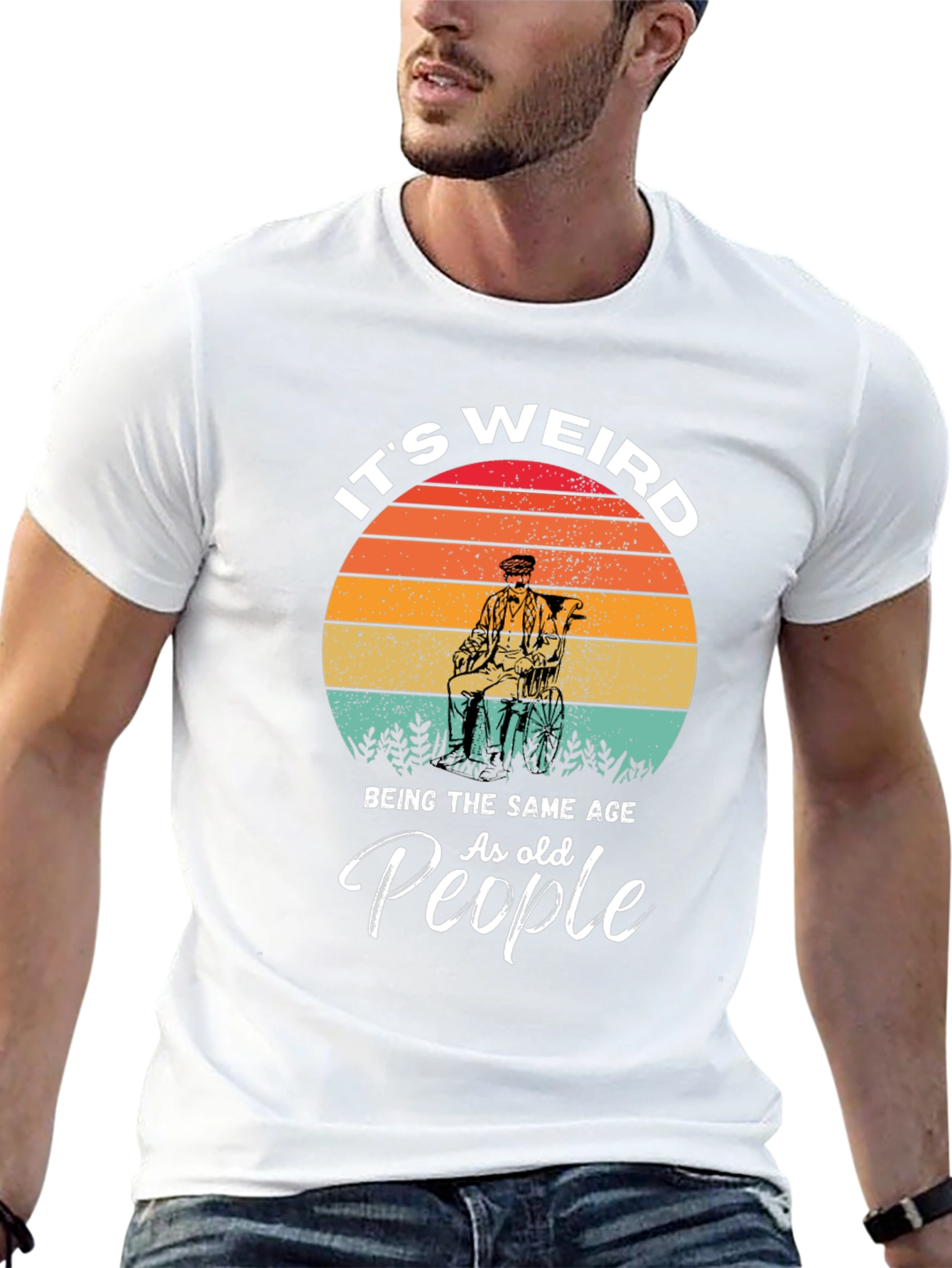 Its Weird T-Shirt - Funny Old People Tee