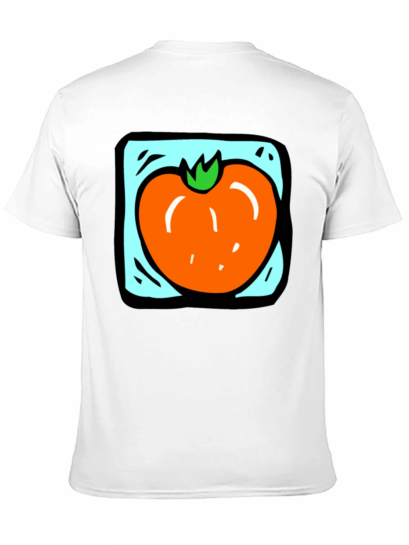 Tomato Graphic Tee - Black Cotton T-Shirt