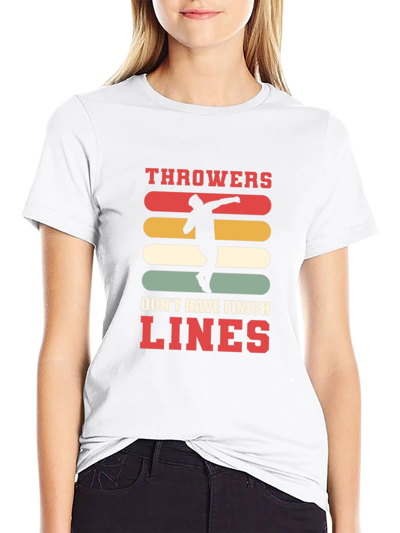 Throwers Dont Have Finish Lines Graphic Tee