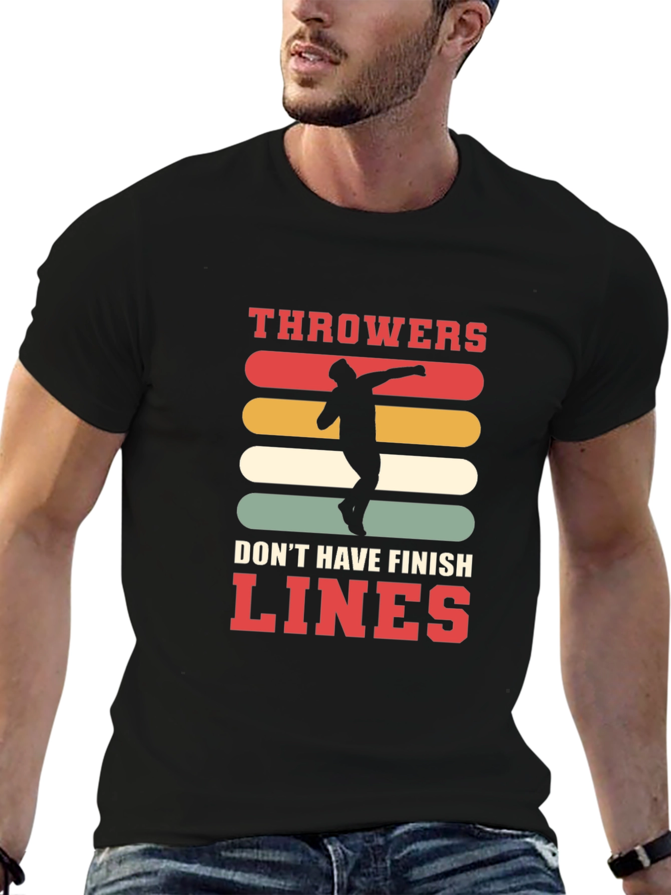 Throwers Dont Have Finish Lines Graphic Tee