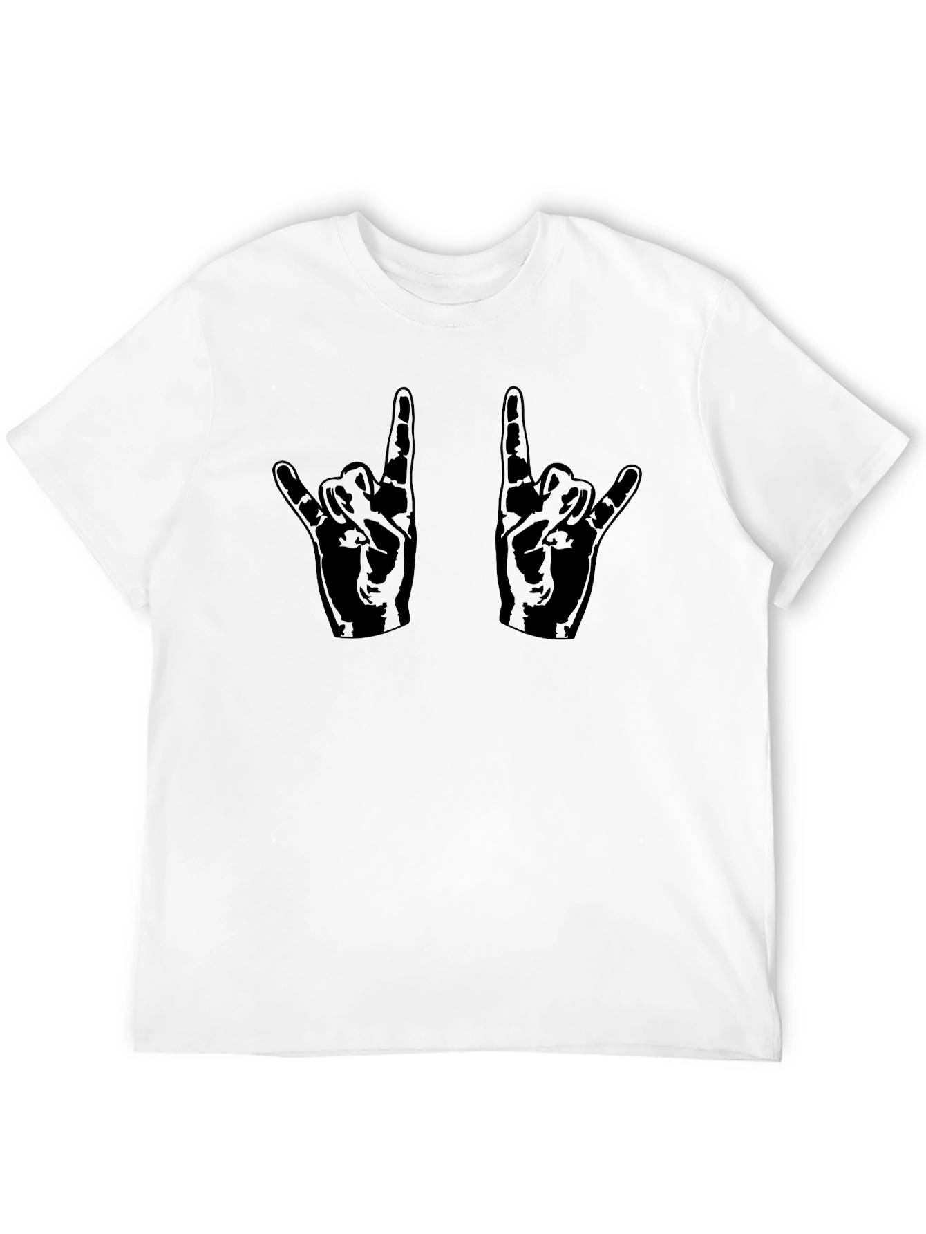 Rock On Black Graphic Tee