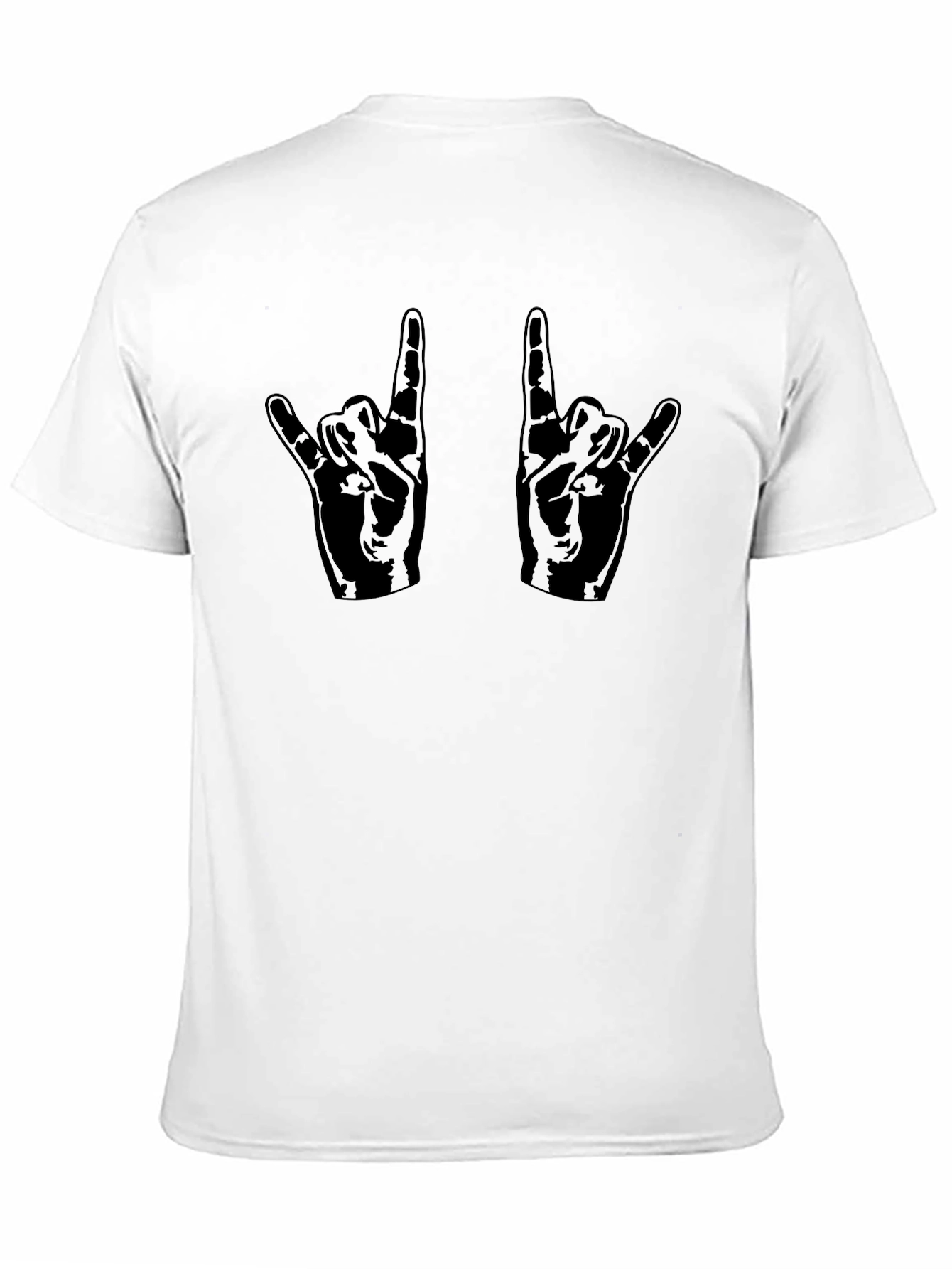 Rock On Black Graphic Tee