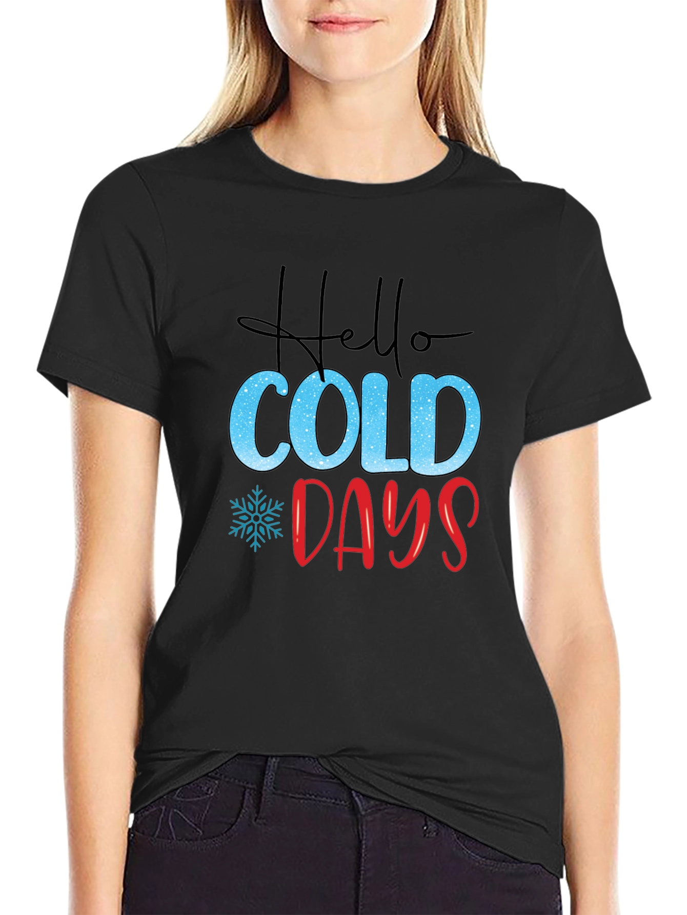 Hello Cold Days Graphic T-Shirt