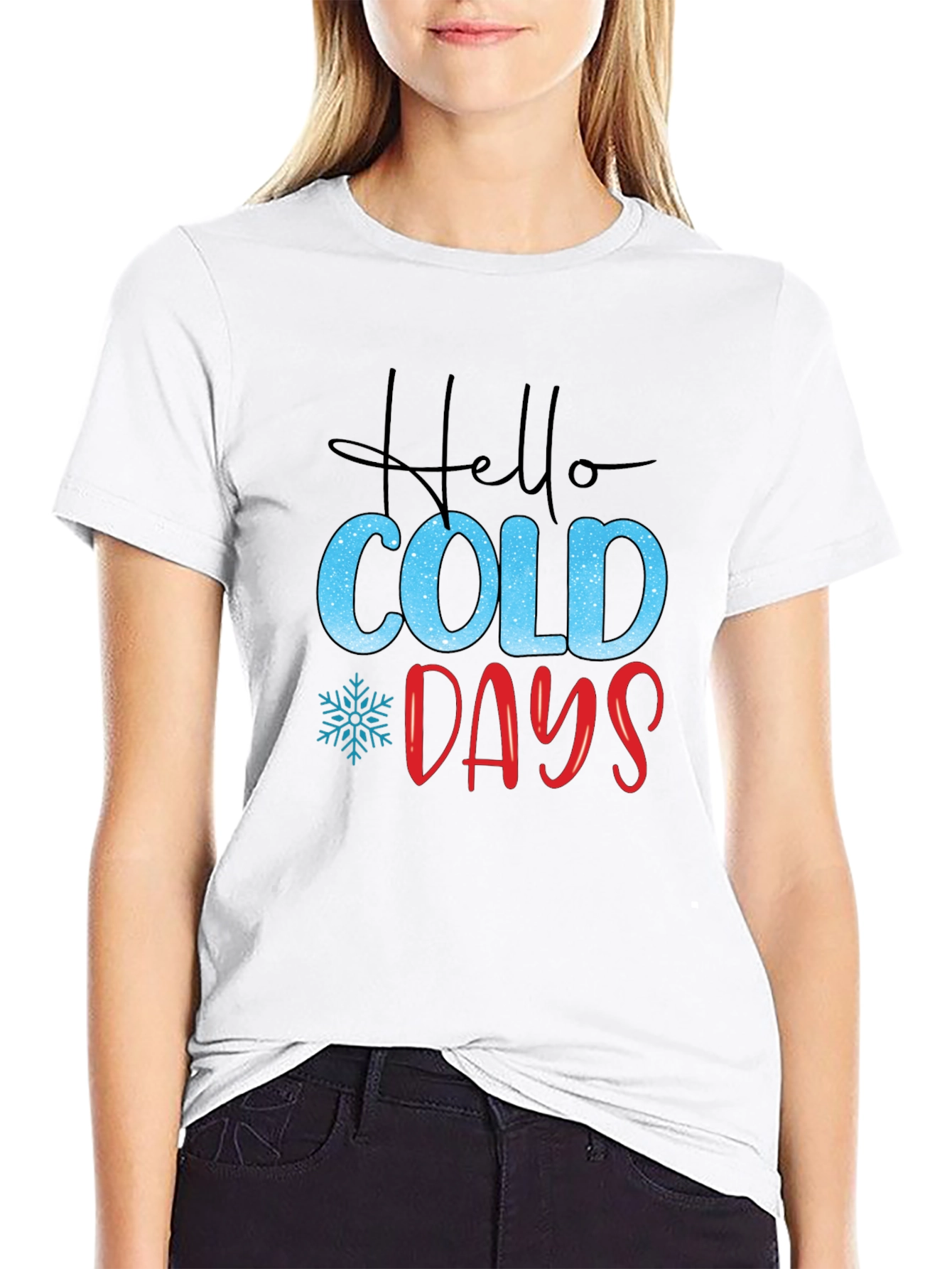 Hello Cold Days Graphic T-Shirt