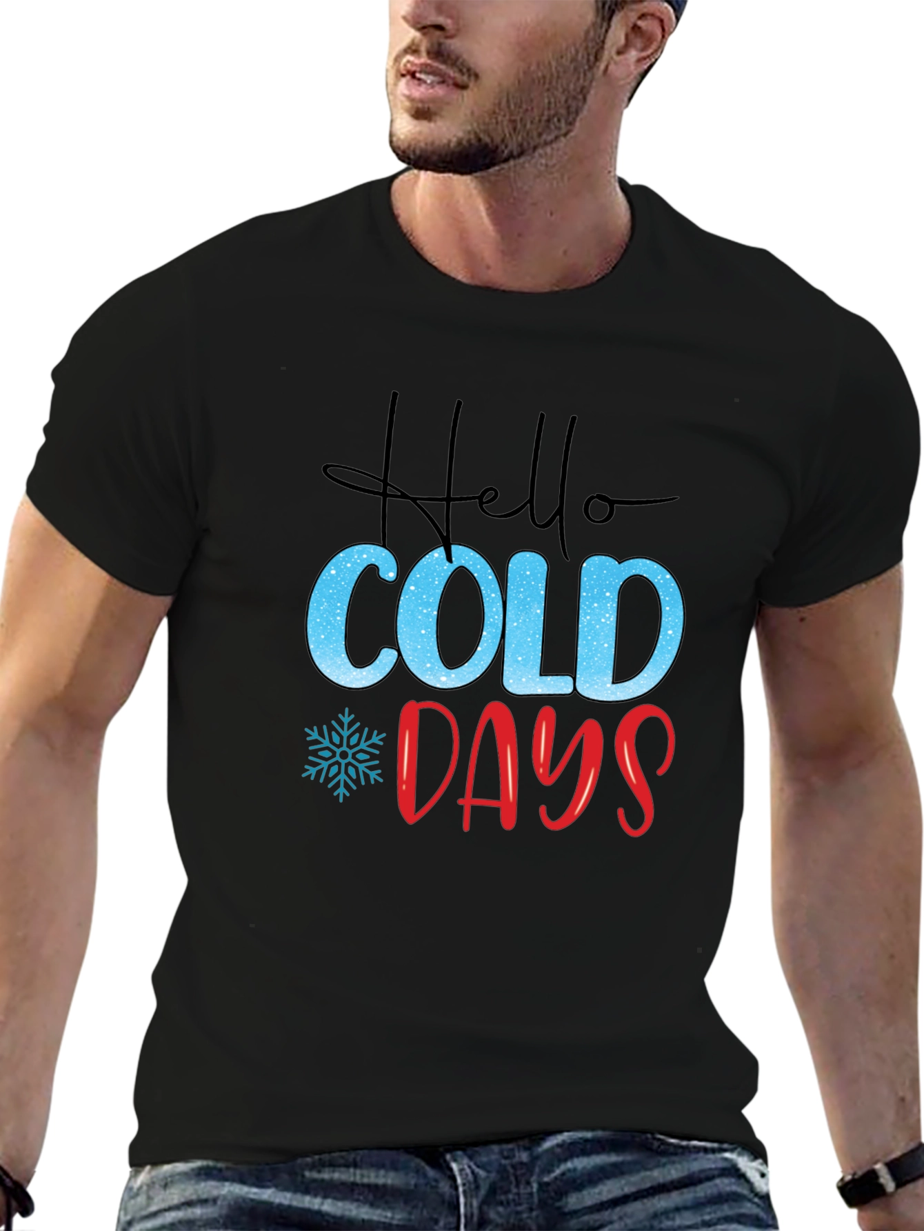 Hello Cold Days Graphic T-Shirt