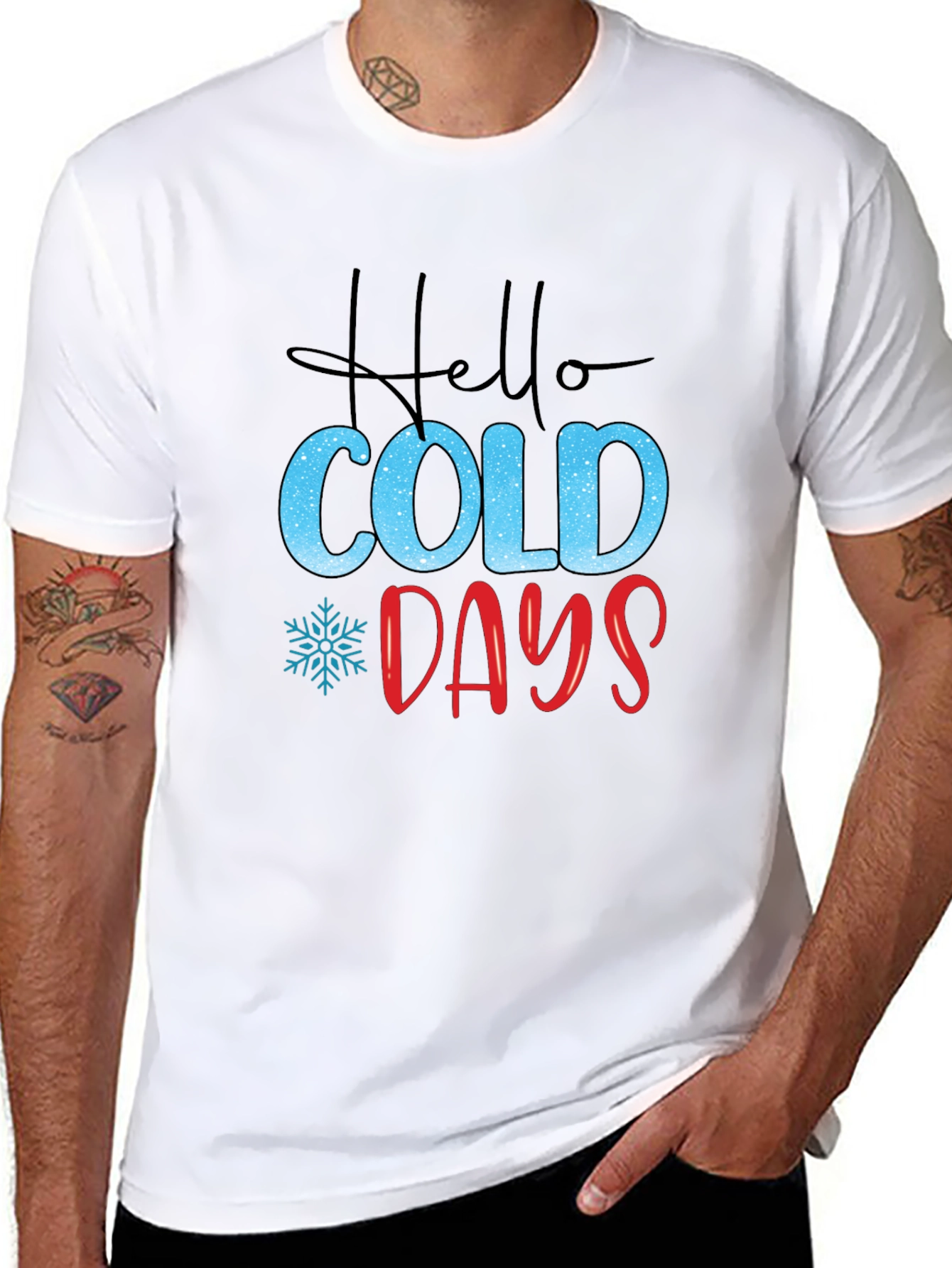 Hello Cold Days Graphic T-Shirt