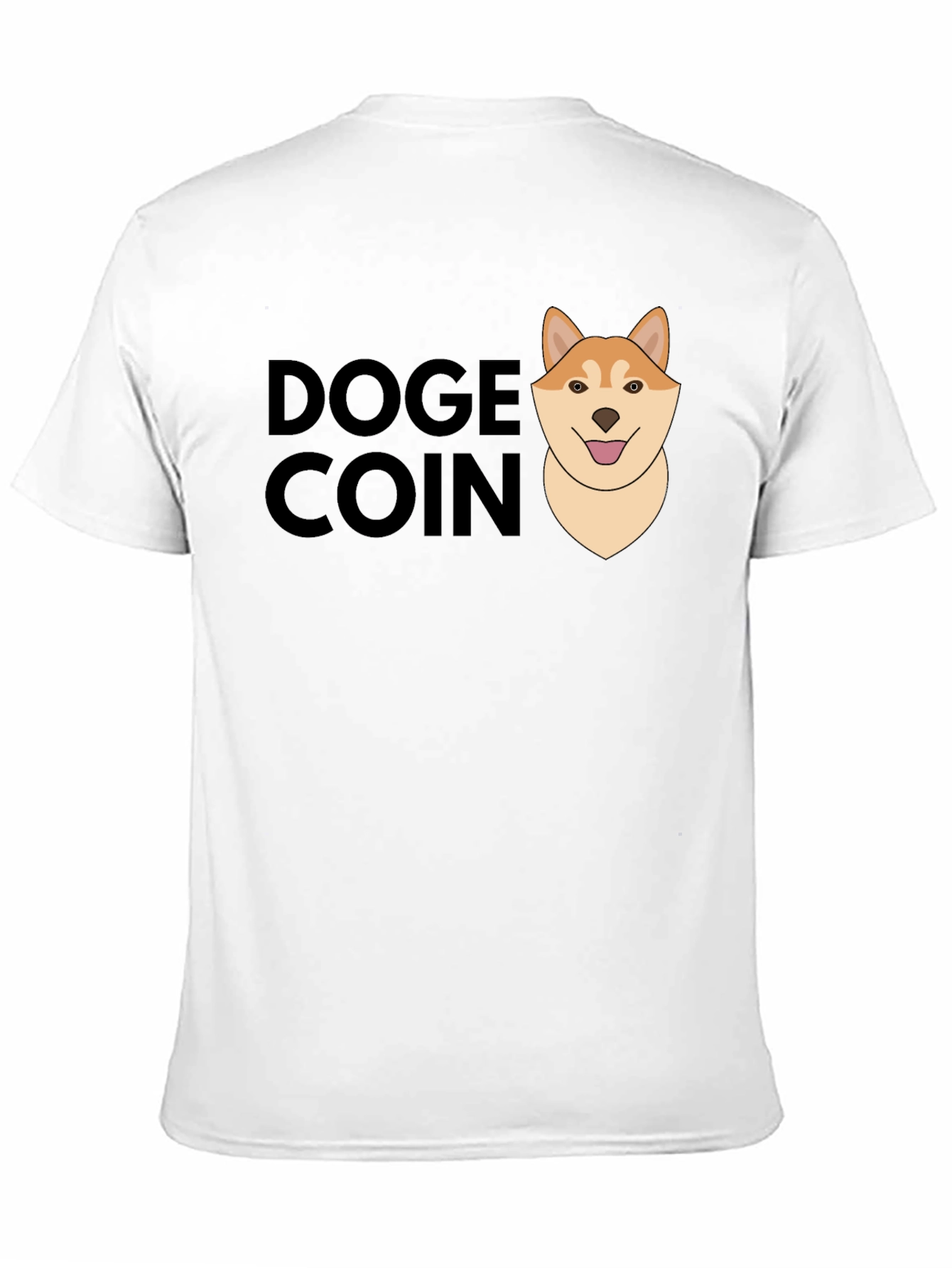 Doge Coin Graphic T-Shirt - Black Crypto Tee