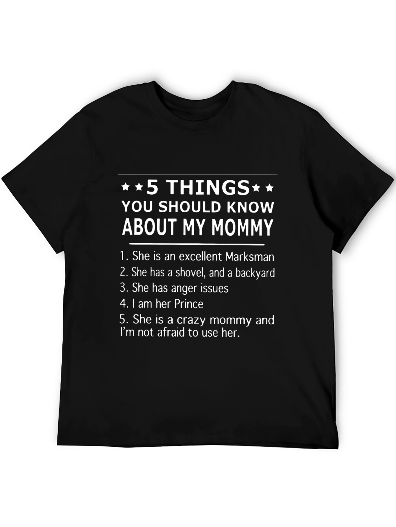 5 Things You Should Know About My Mommy T-Shirt