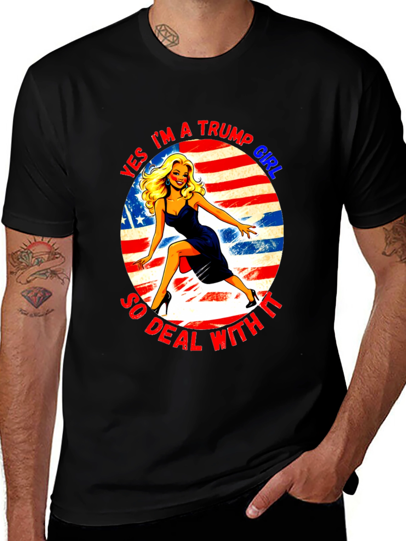 Yes Im A Trump Girl T-Shirt