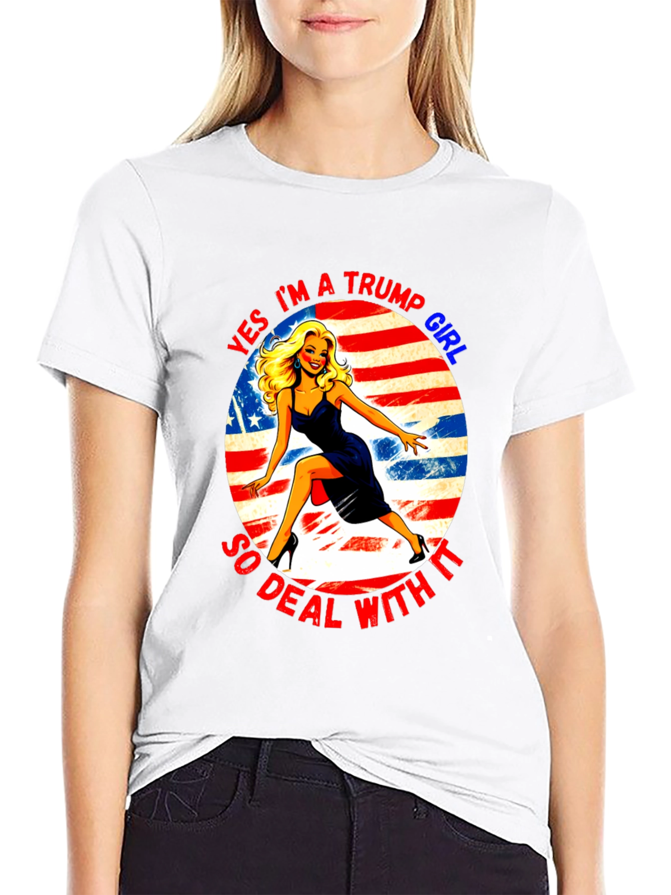 Yes Im A Trump Girl T-Shirt