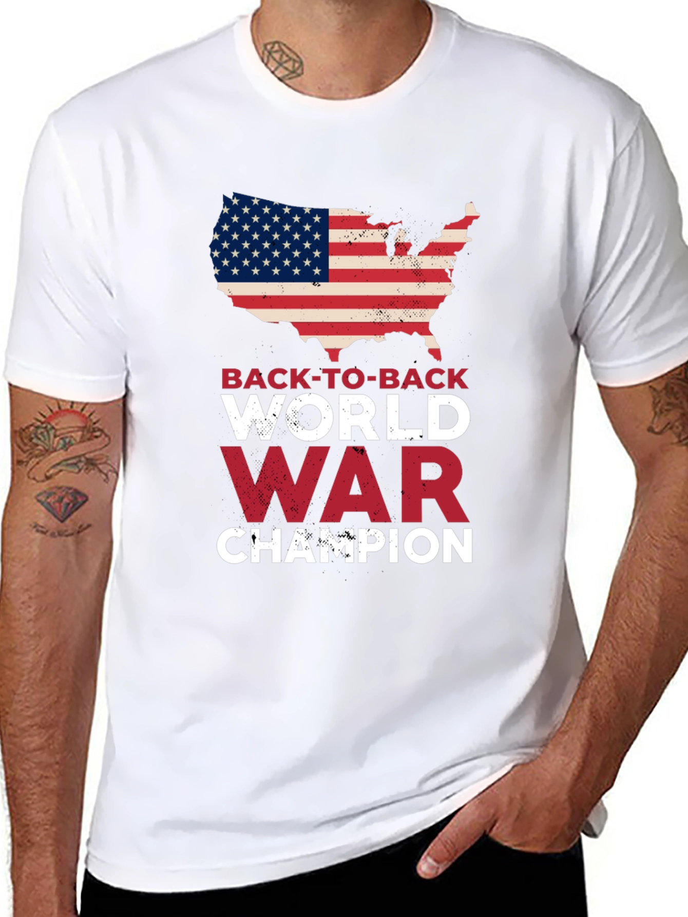 Back-to-Back World War Champion Graphic Tee