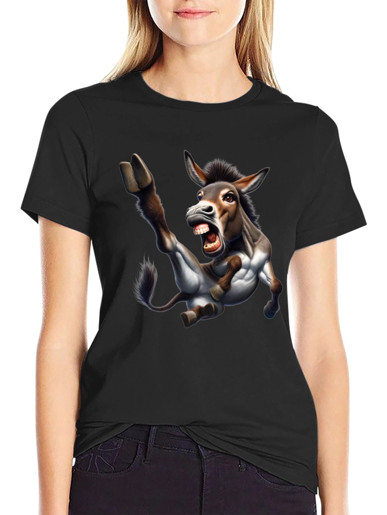 Funny Donkey Kicking T-Shirt