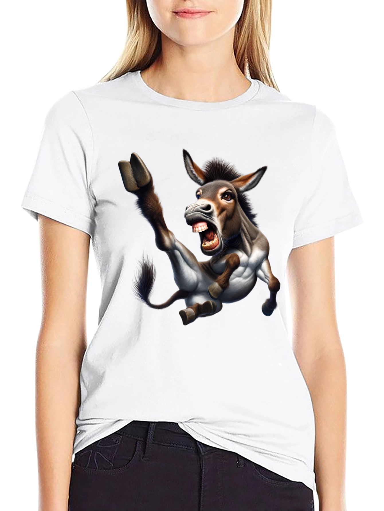 Funny Donkey Kicking T-Shirt