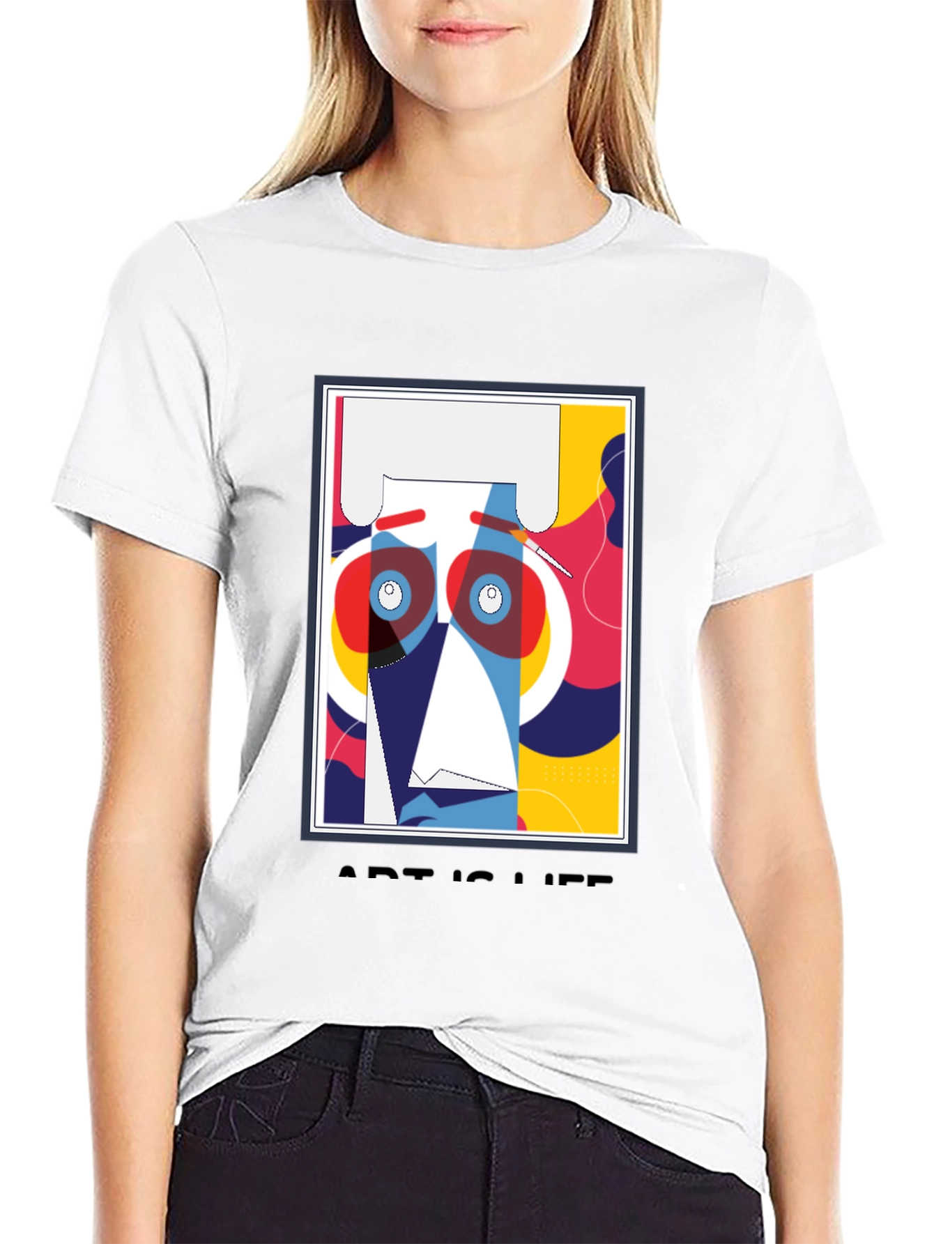 Abstract Art is Life Graphic T-Shirt