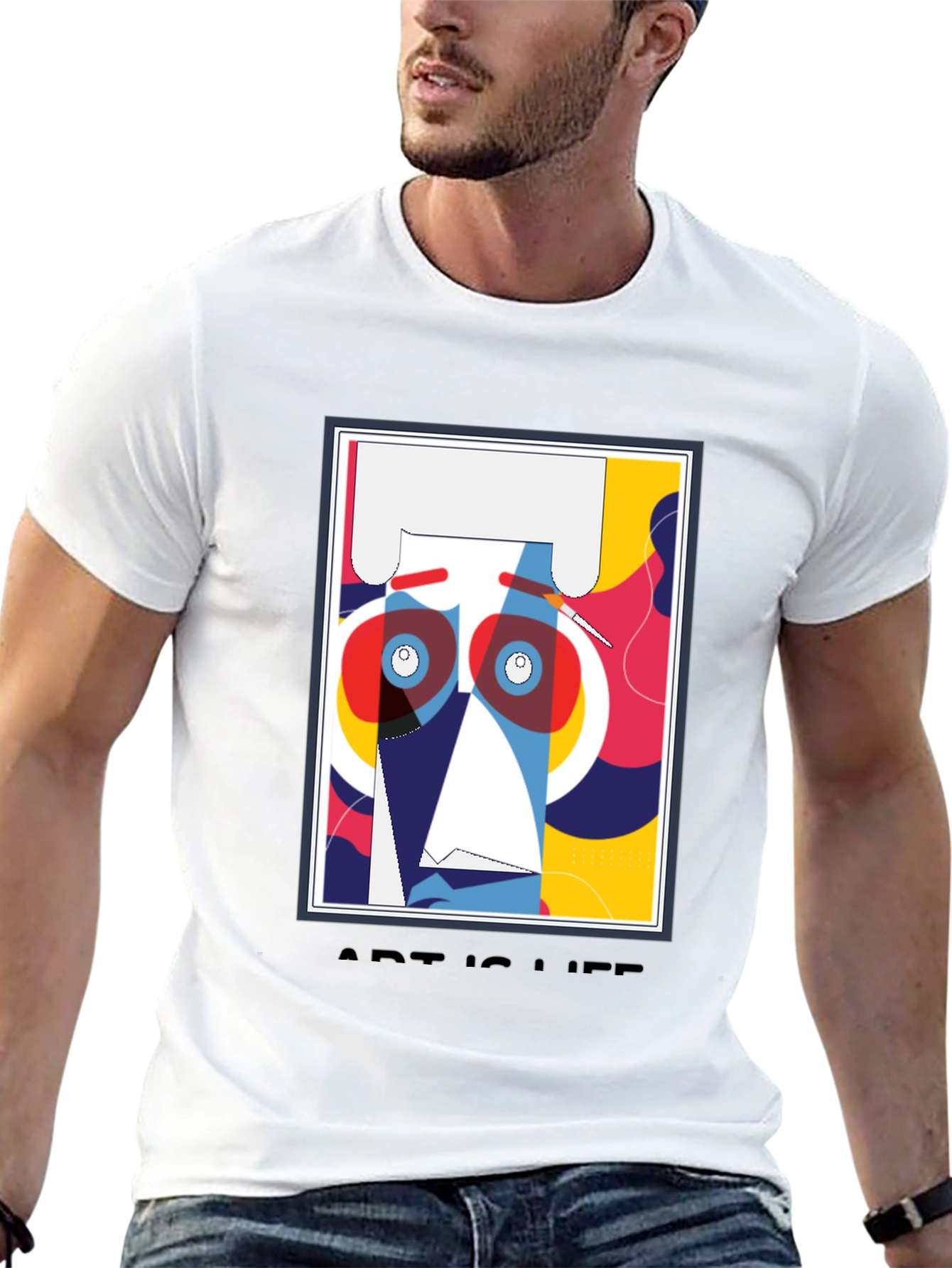 Abstract Art is Life Graphic T-Shirt