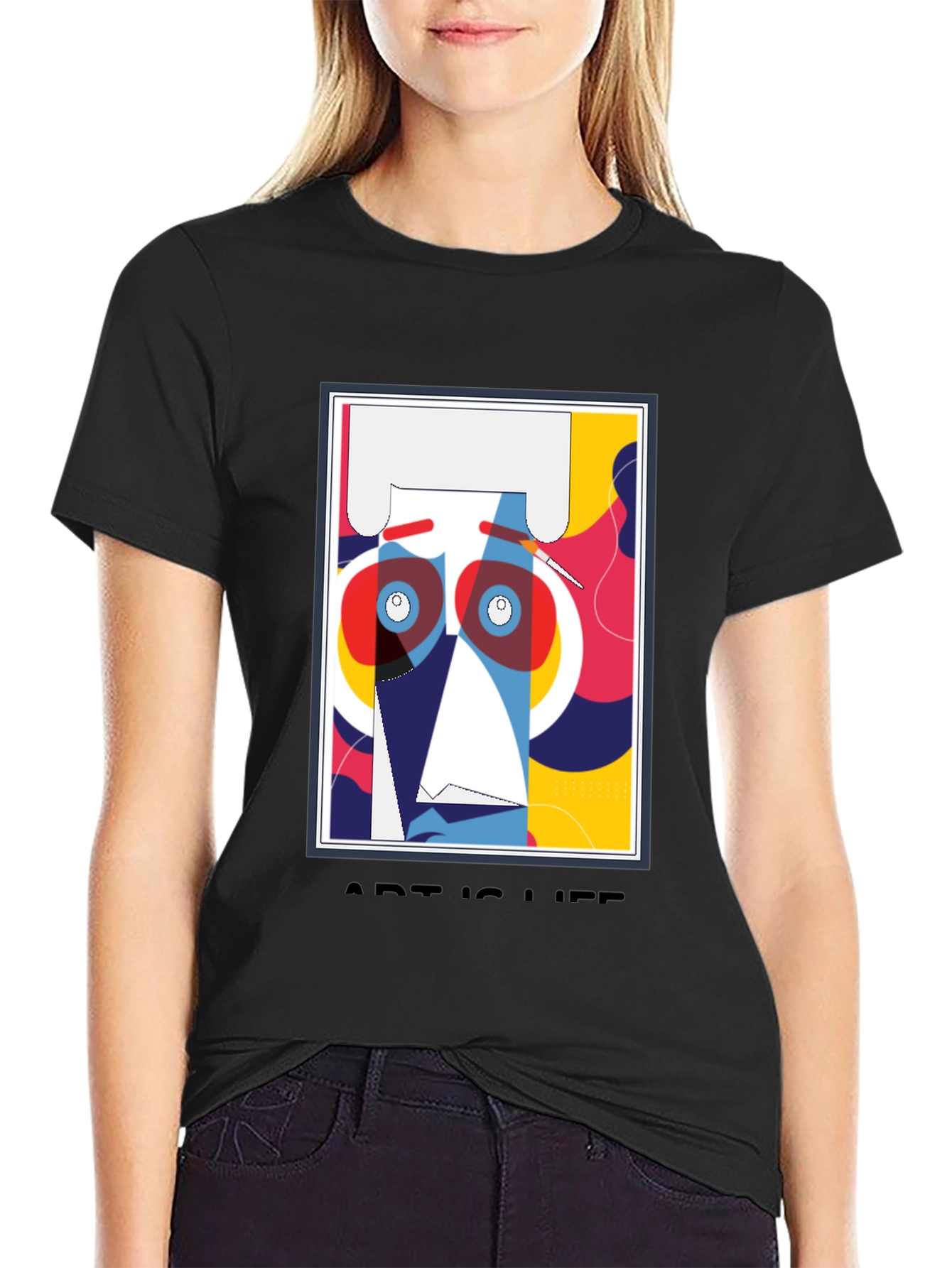 Abstract Art is Life Graphic T-Shirt
