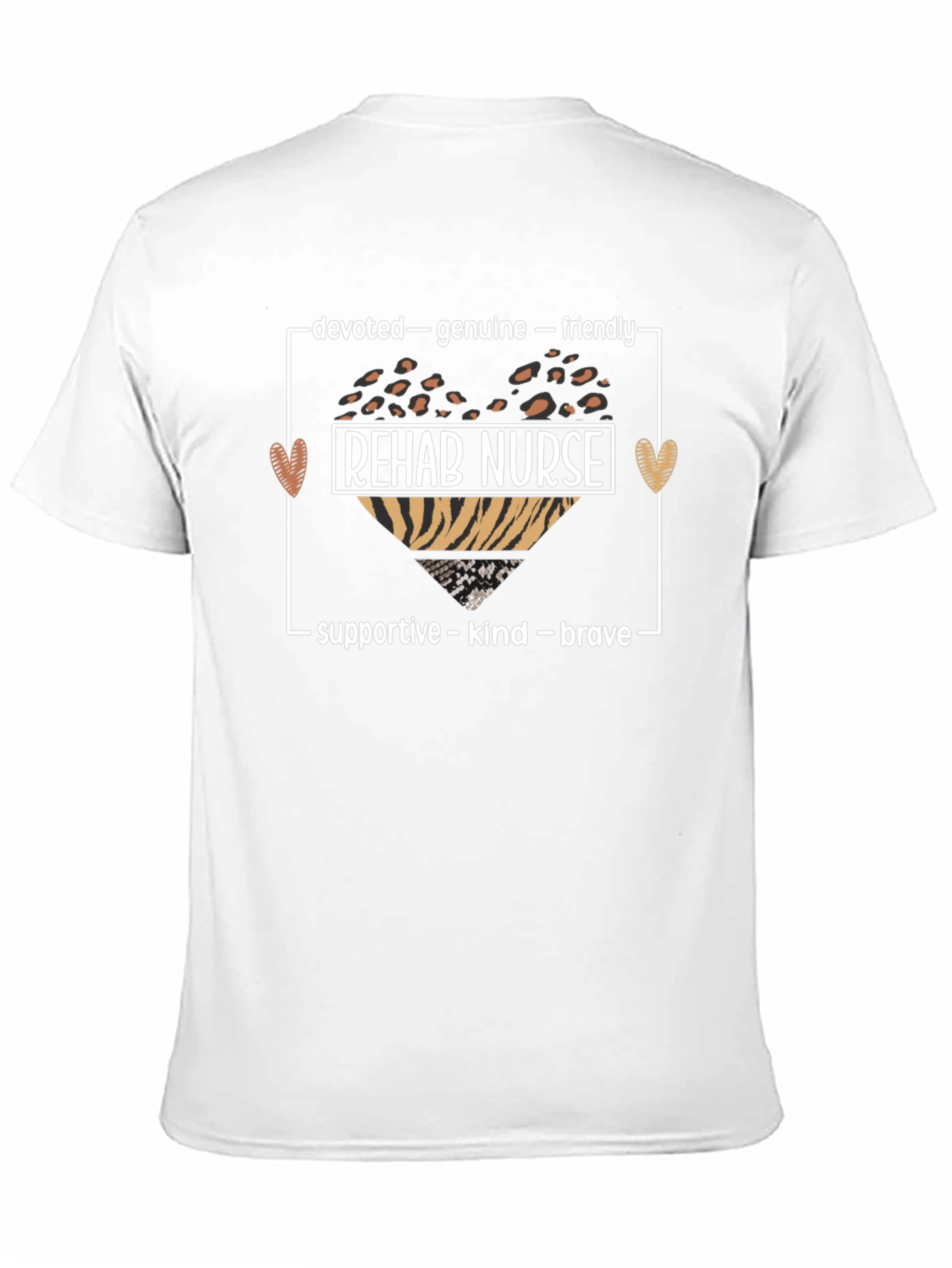 Rehab Nurse T-Shirt - Devoted Genuine Friendly Design