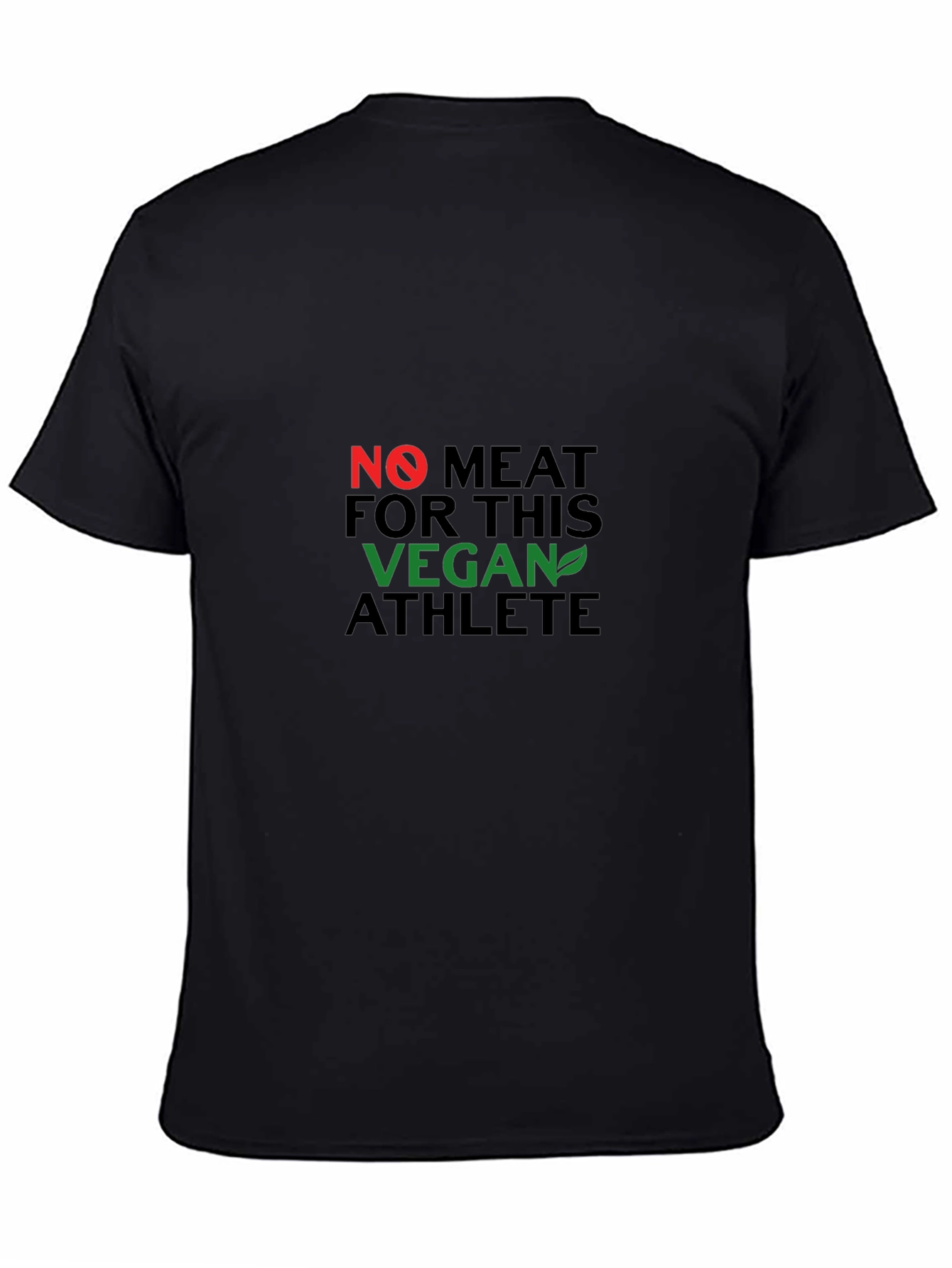 Vegan Athlete Black T-Shirt